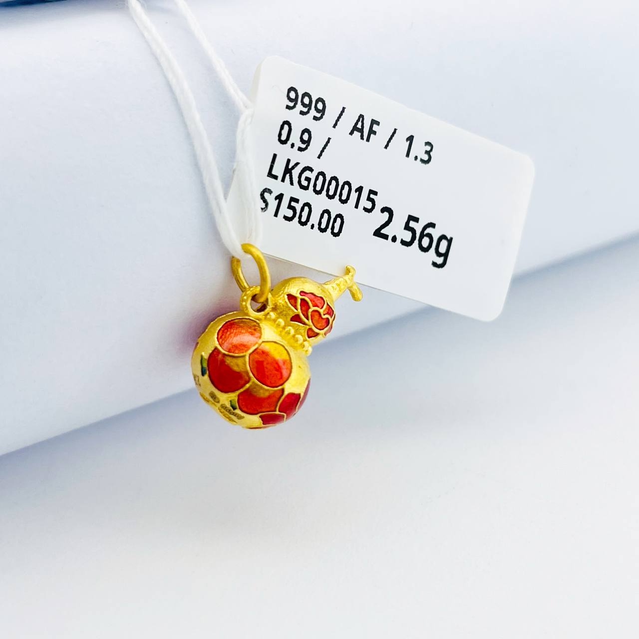 LOKET GOURD 足金葫芦吊坠