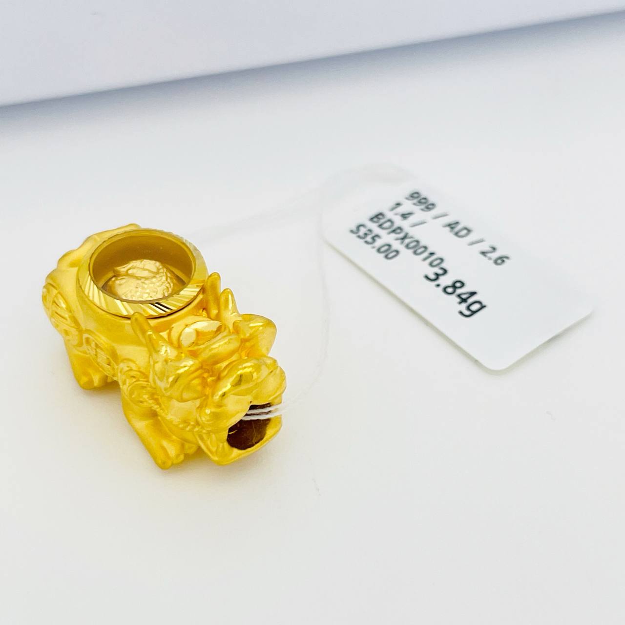 BEAD PIXIU SPIN 旋转貔貅吊坠 thumbnail 4