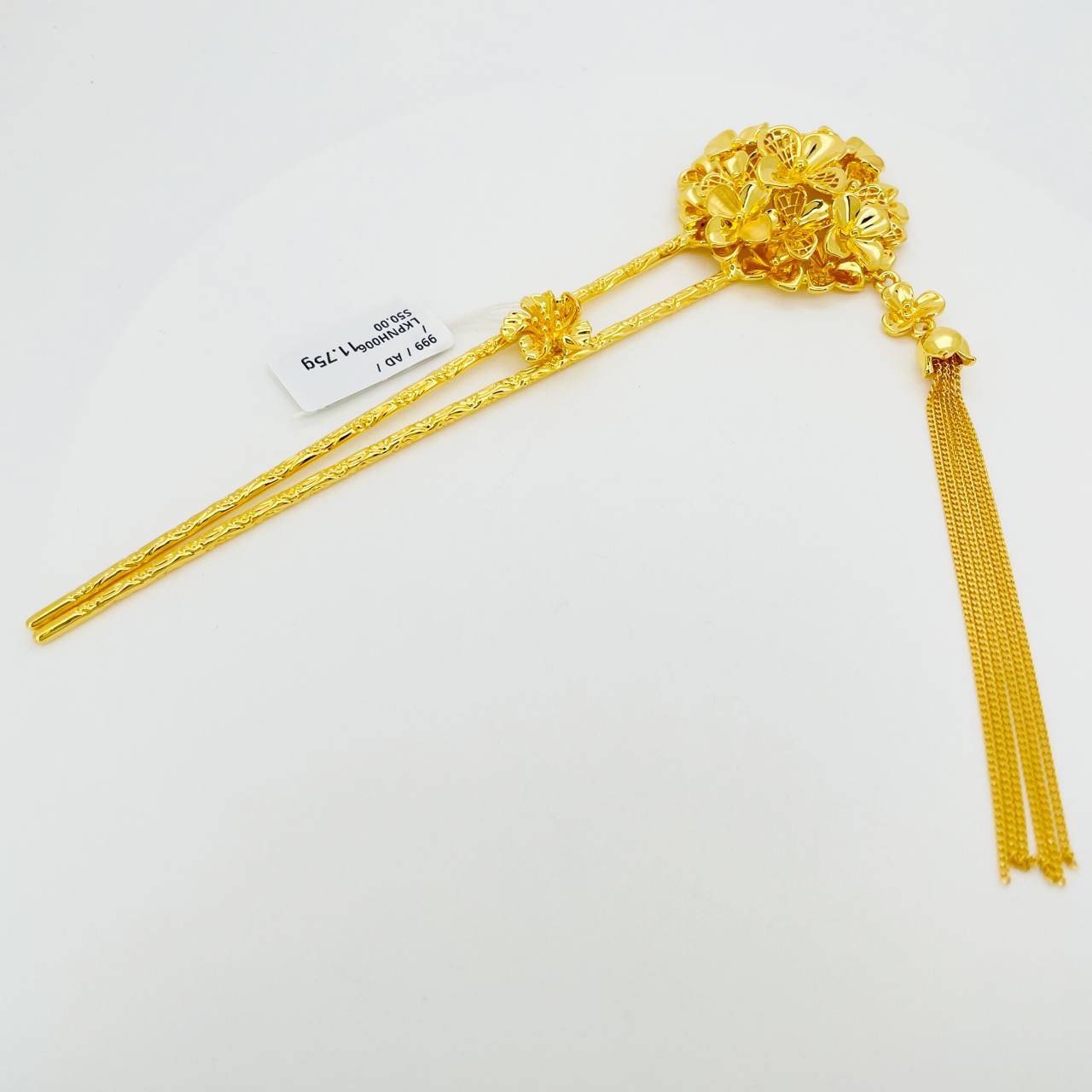 LOKET PHOENIX HAIRPIN 足金繁花发钗(头饰四点金)