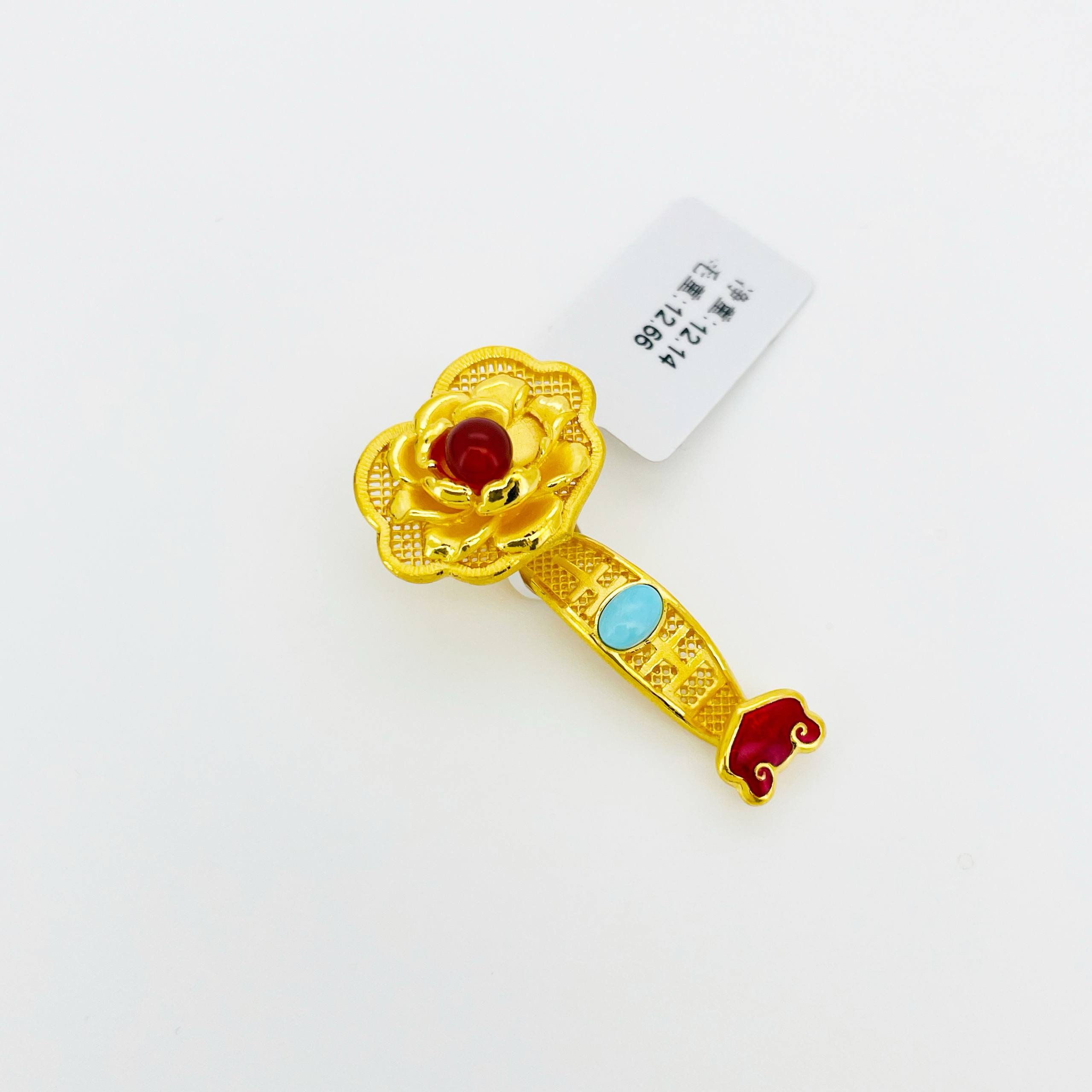 LOKET WEDDING 足金婚庆九宝吊坠系列