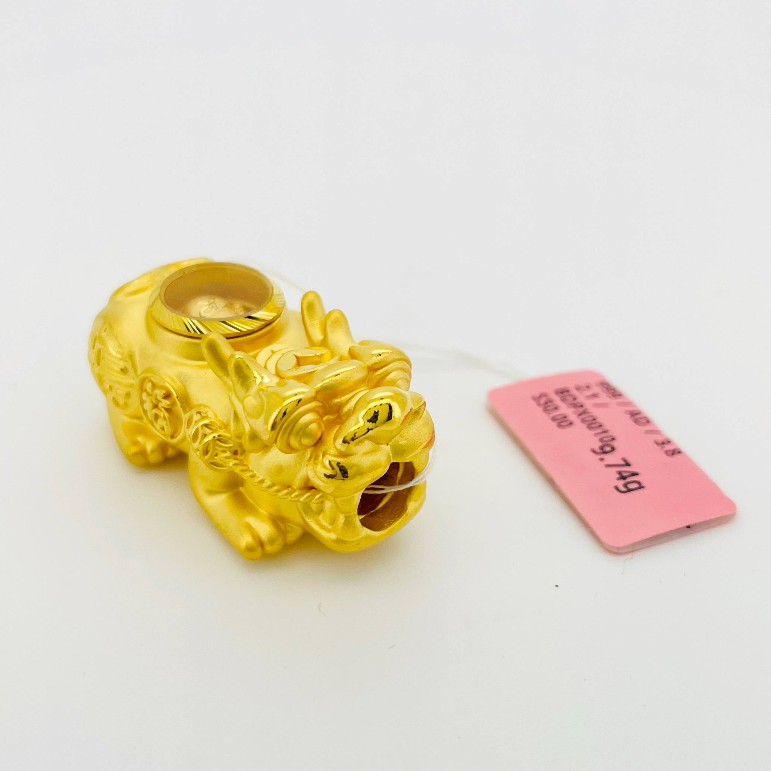 BEAD PIXIU SPIN 旋转貔貅吊坠 thumbnail 33