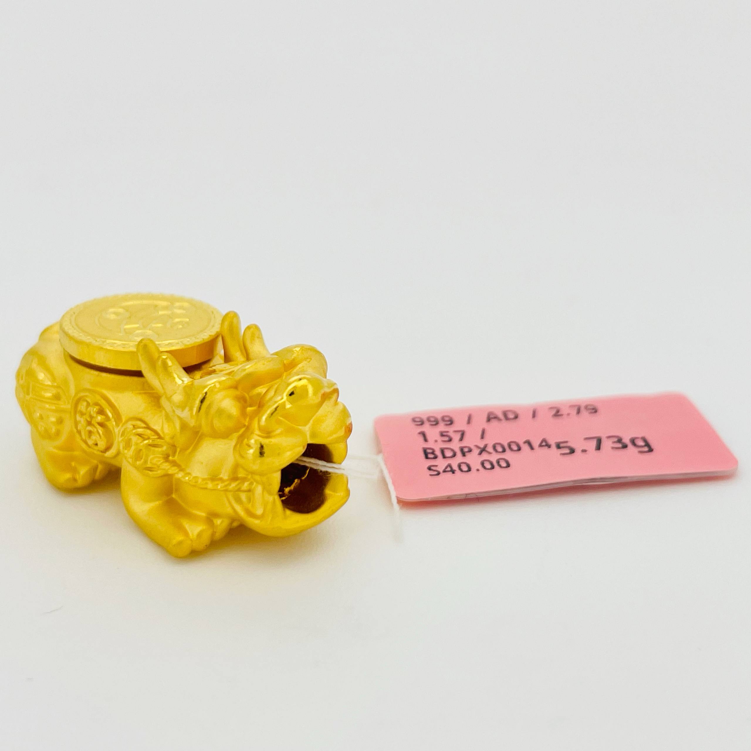BEAD PIXIU SPIN 旋转貔貅吊坠 thumbnail 22