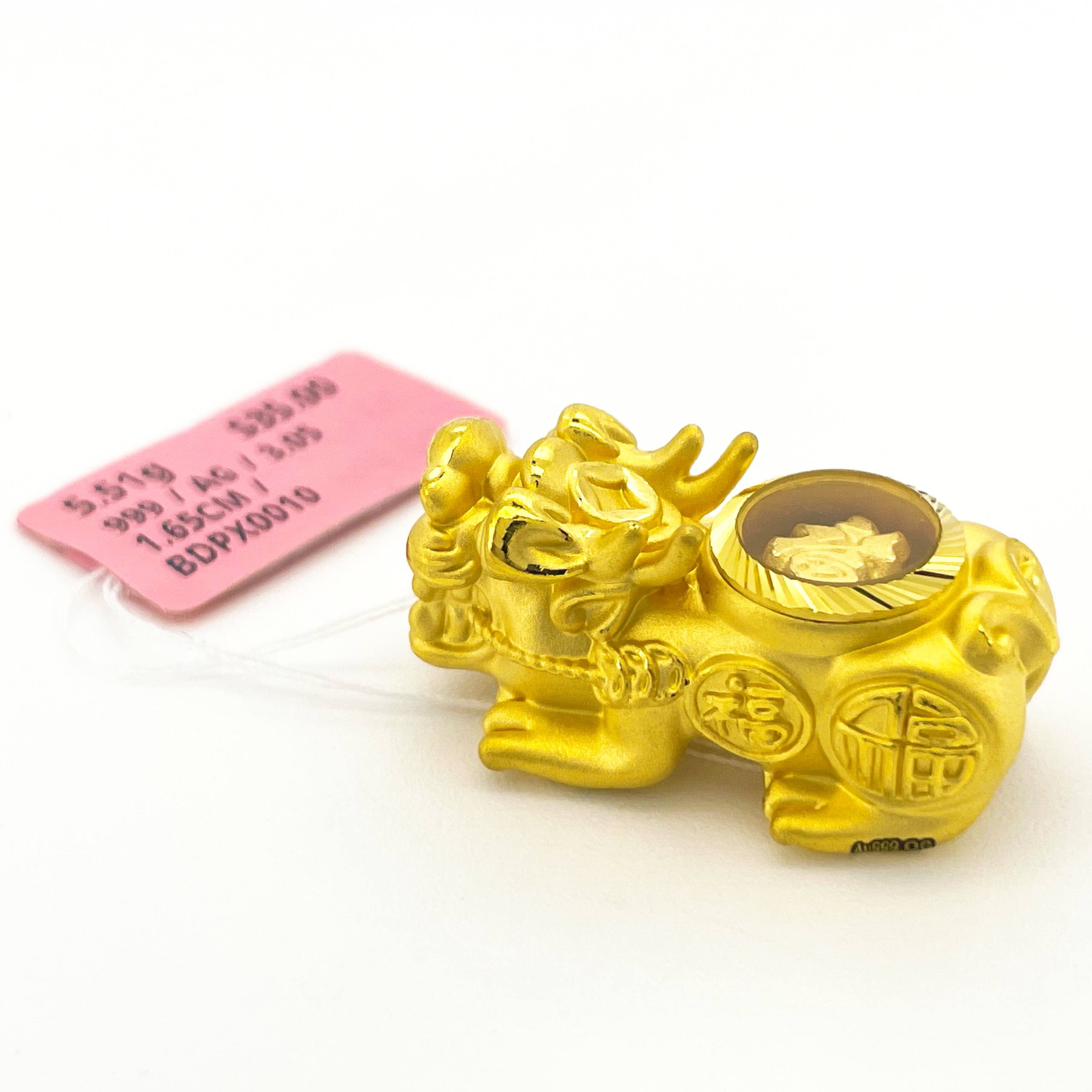 BEAD PIXIU SPIN 旋转貔貅吊坠 thumbnail 11