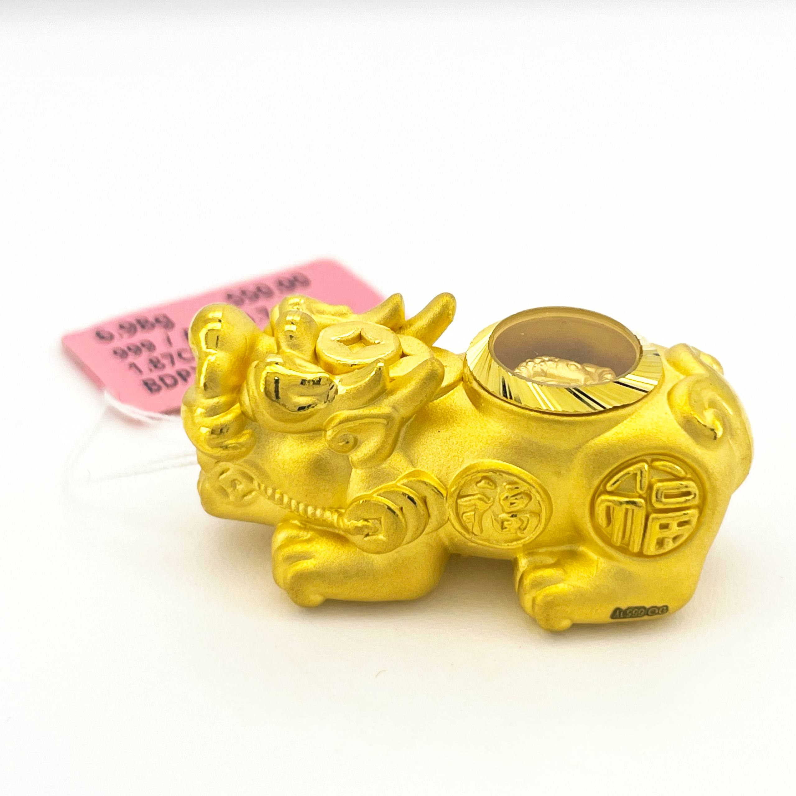 BEAD PIXIU SPIN 旋转貔貅吊坠 thumbnail 27