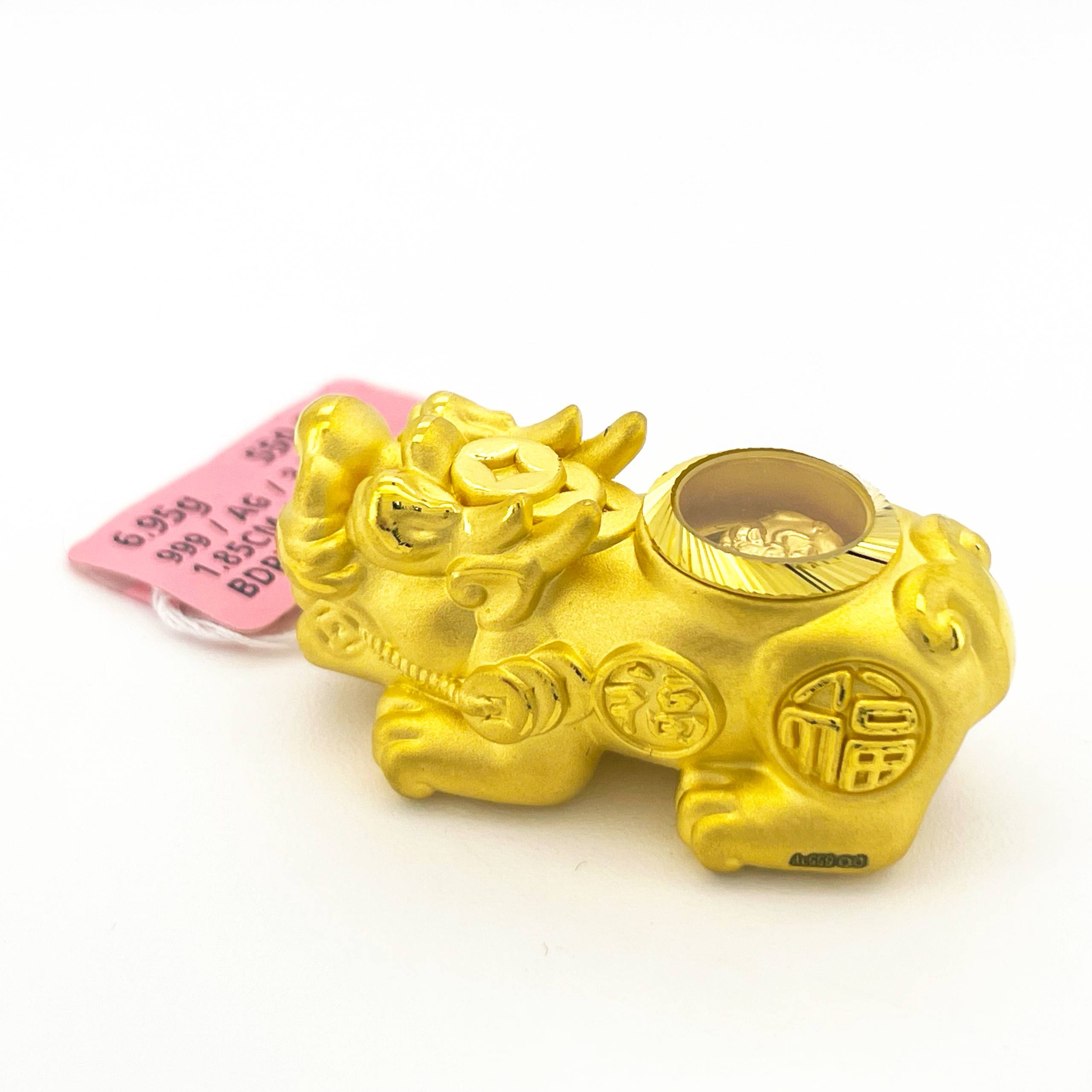 BEAD PIXIU SPIN 旋转貔貅吊坠 thumbnail 2