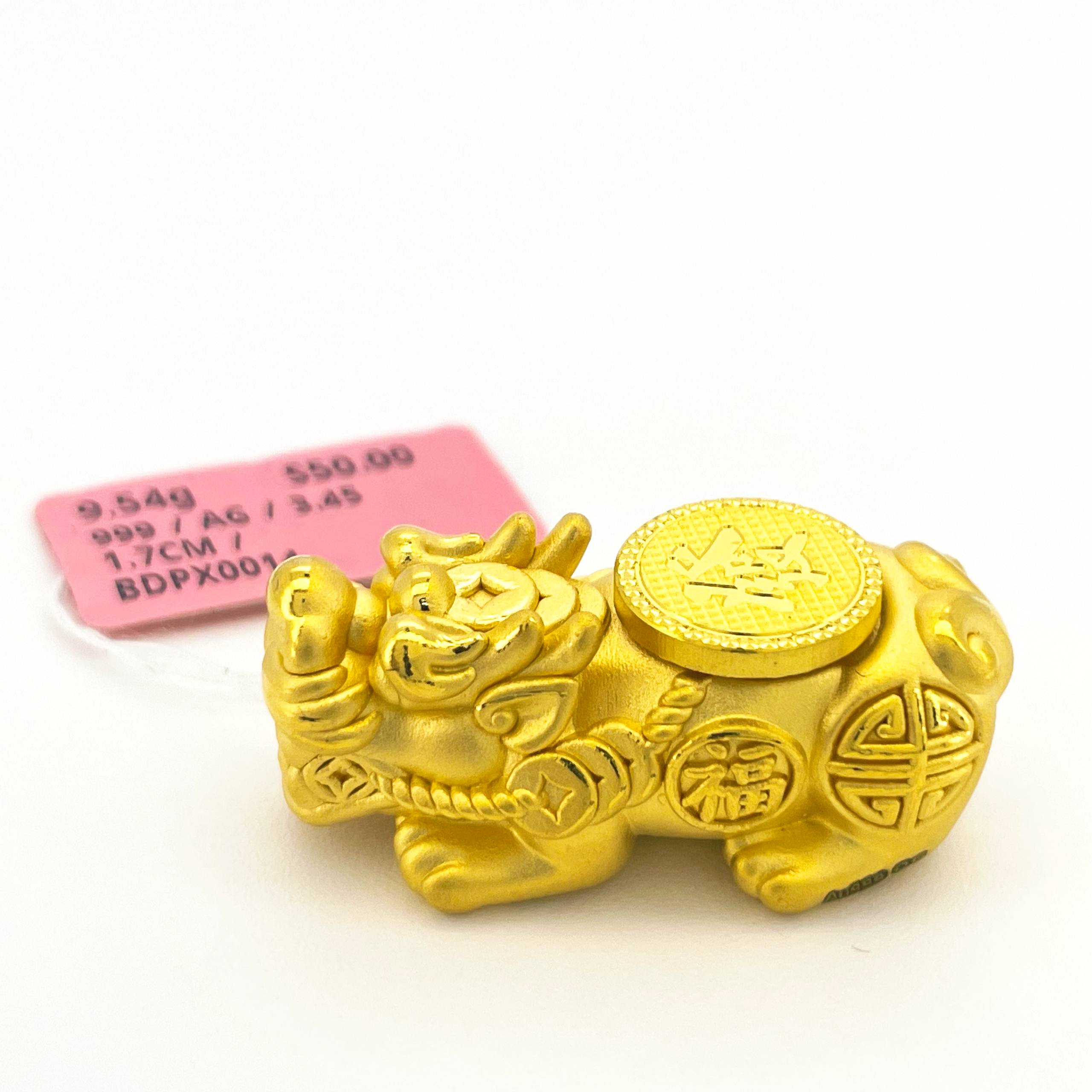 BEAD PIXIU SPIN 旋转貔貅吊坠 thumbnail 21