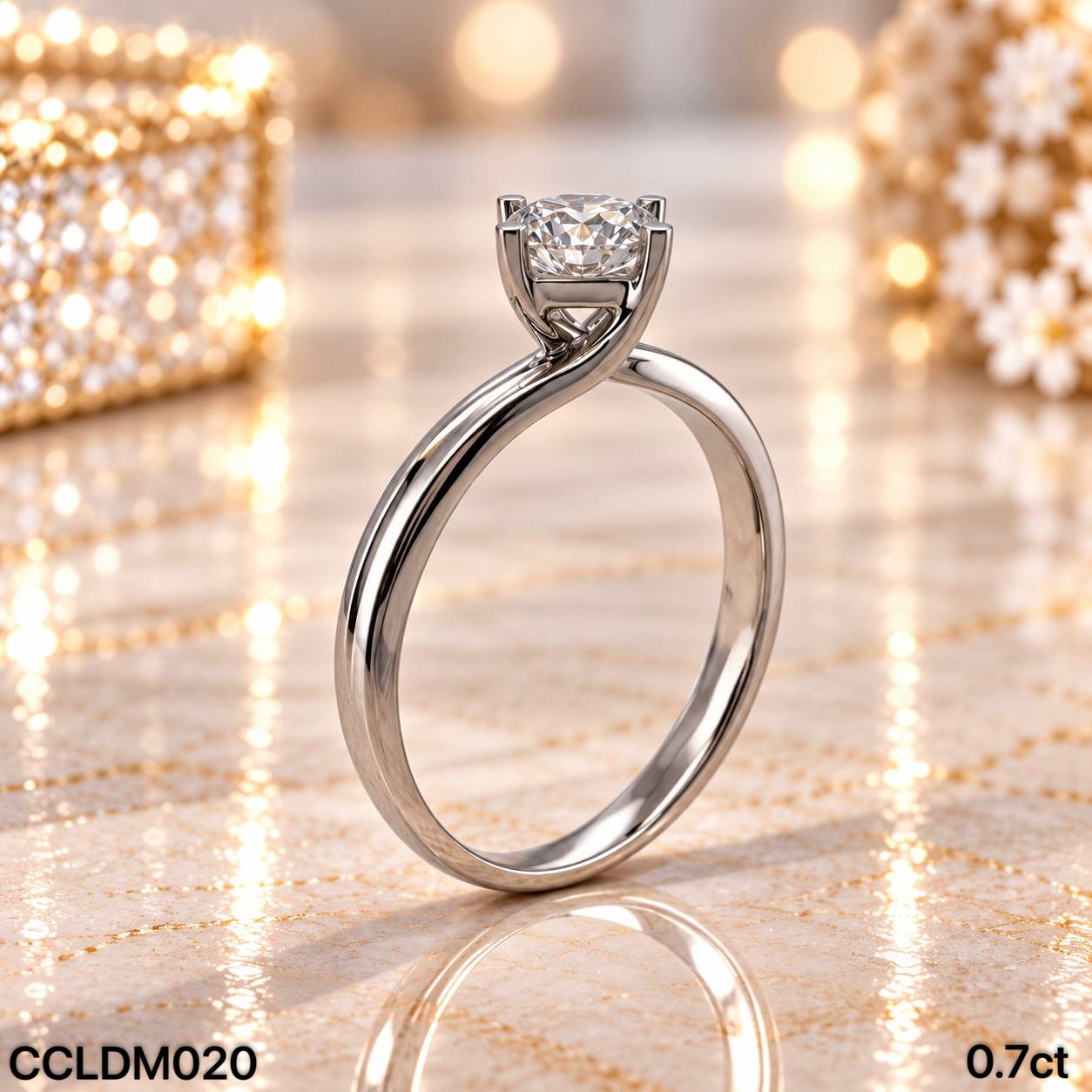CC LAB GROWN DIAMOND 经典款四爪培育钻戒 thumbnail 5