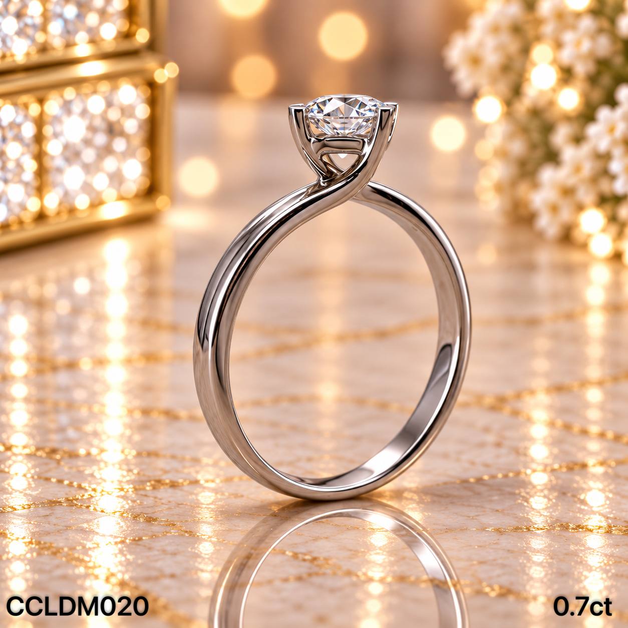 CC LAB GROWN DIAMOND 经典款四爪培育钻戒 thumbnail 7