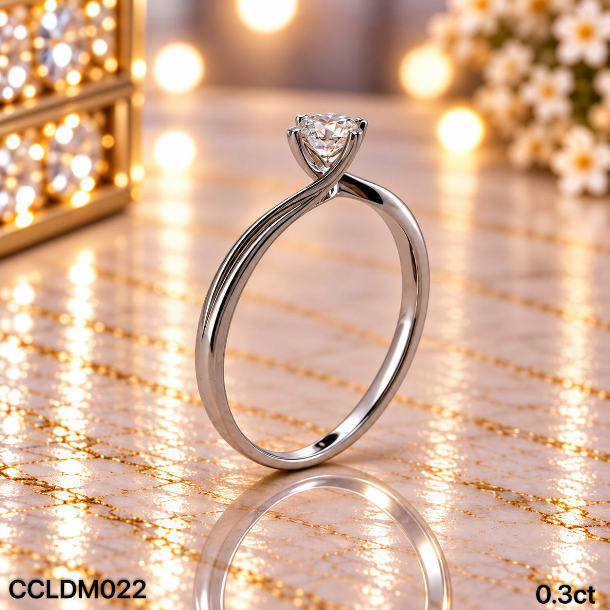 CC LAB GROWN DIAMOND 经典款四爪培育钻戒 thumbnail 7