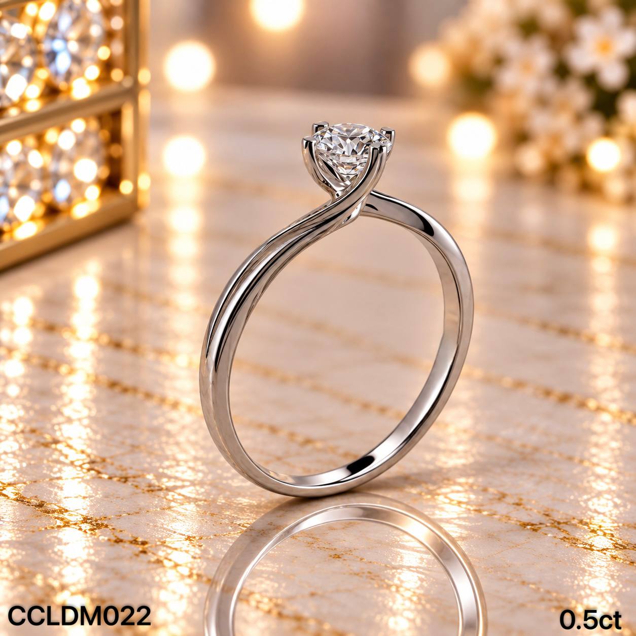 CC LAB GROWN DIAMOND 经典款四爪培育钻戒
