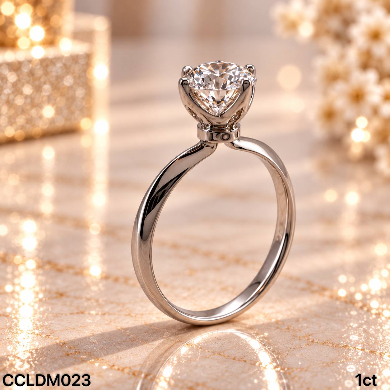 CC LAB GROWN DIAMOND 经典款四爪培育钻戒 thumbnail 5
