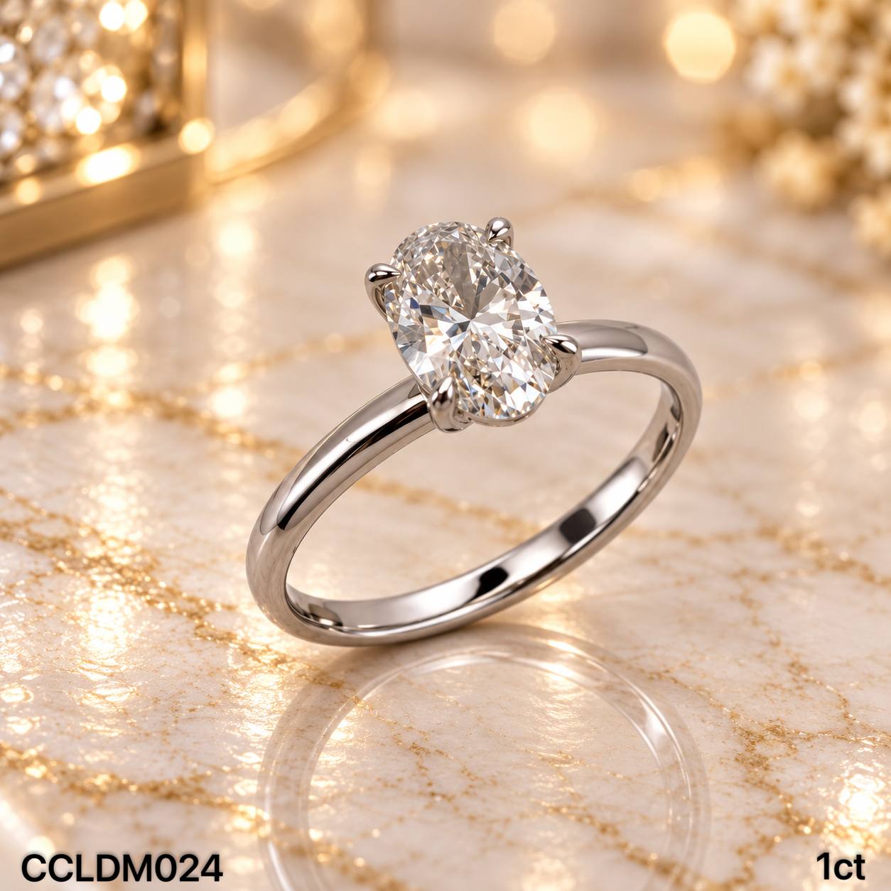 CC LAB GROWN DIAMOND 经典款四爪培育钻戒 thumbnail 8