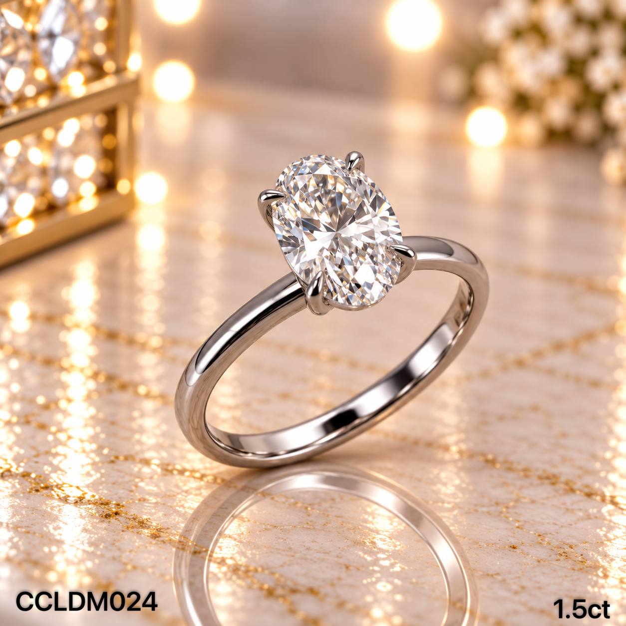 CC LAB GROWN DIAMOND 经典款四爪培育钻戒 thumbnail 14