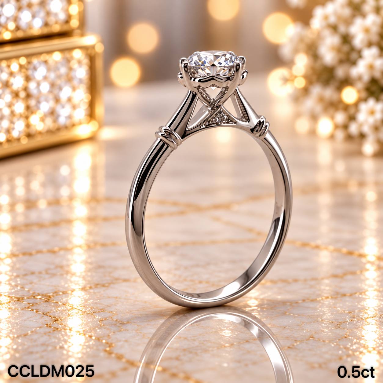 CC LAB GROWN DIAMOND 经典款四爪培育钻戒 thumbnail 12