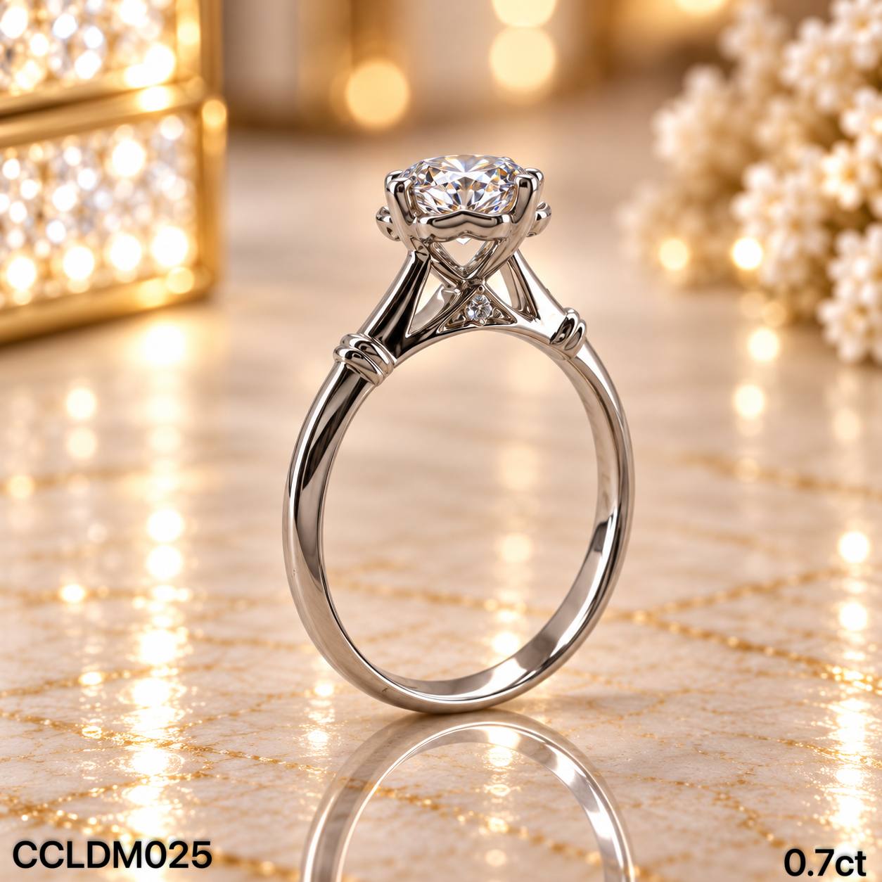 CC LAB GROWN DIAMOND 经典款四爪培育钻戒 thumbnail 14