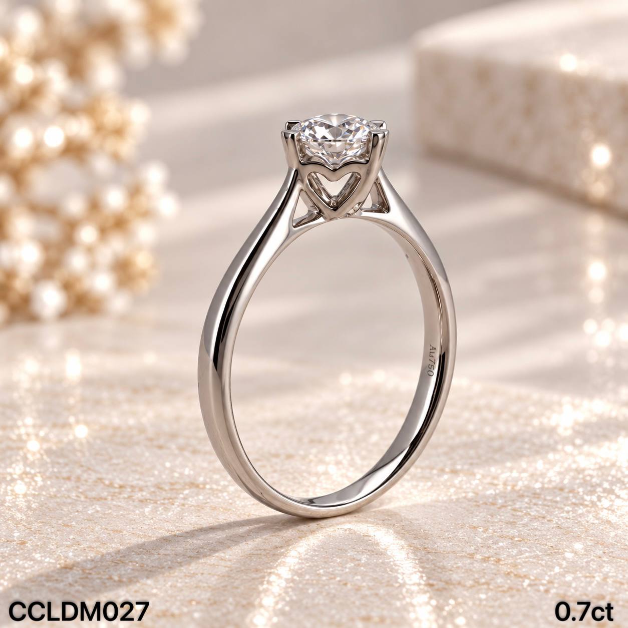 CC LAB GROWN DIAMOND 经典款四爪培育钻戒 thumbnail 9