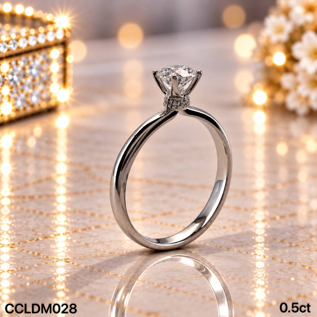 CC LAB GROWN DIAMOND 经典款四爪培育钻戒 thumbnail 13