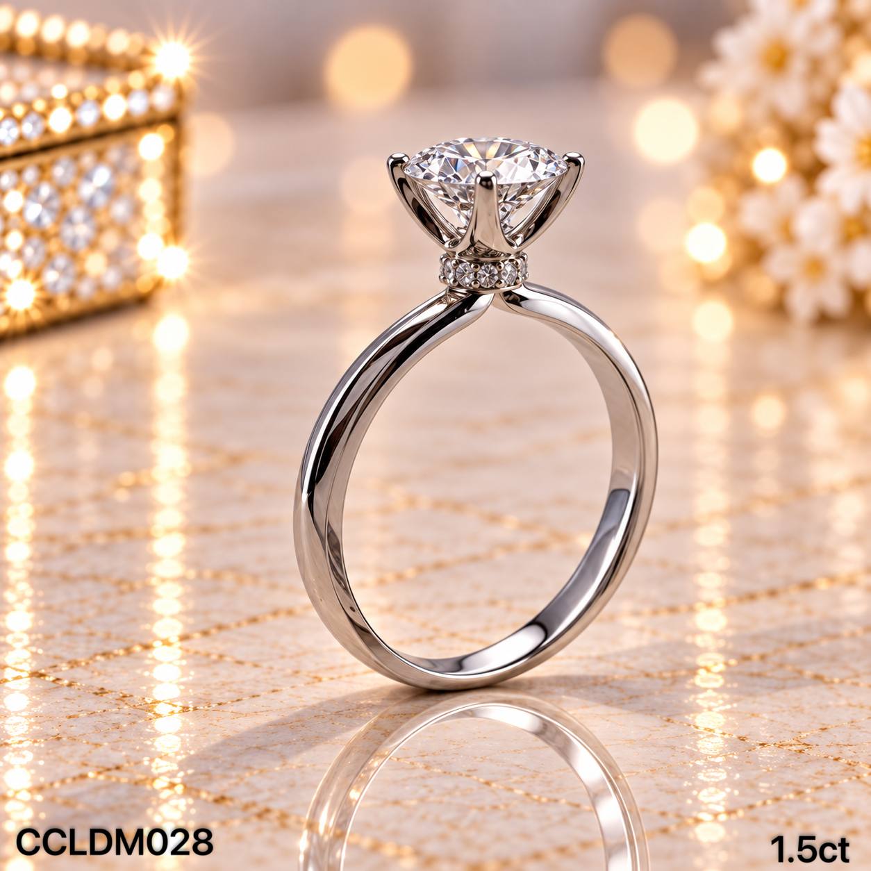 CC LAB GROWN DIAMOND 经典款四爪培育钻戒 thumbnail 11