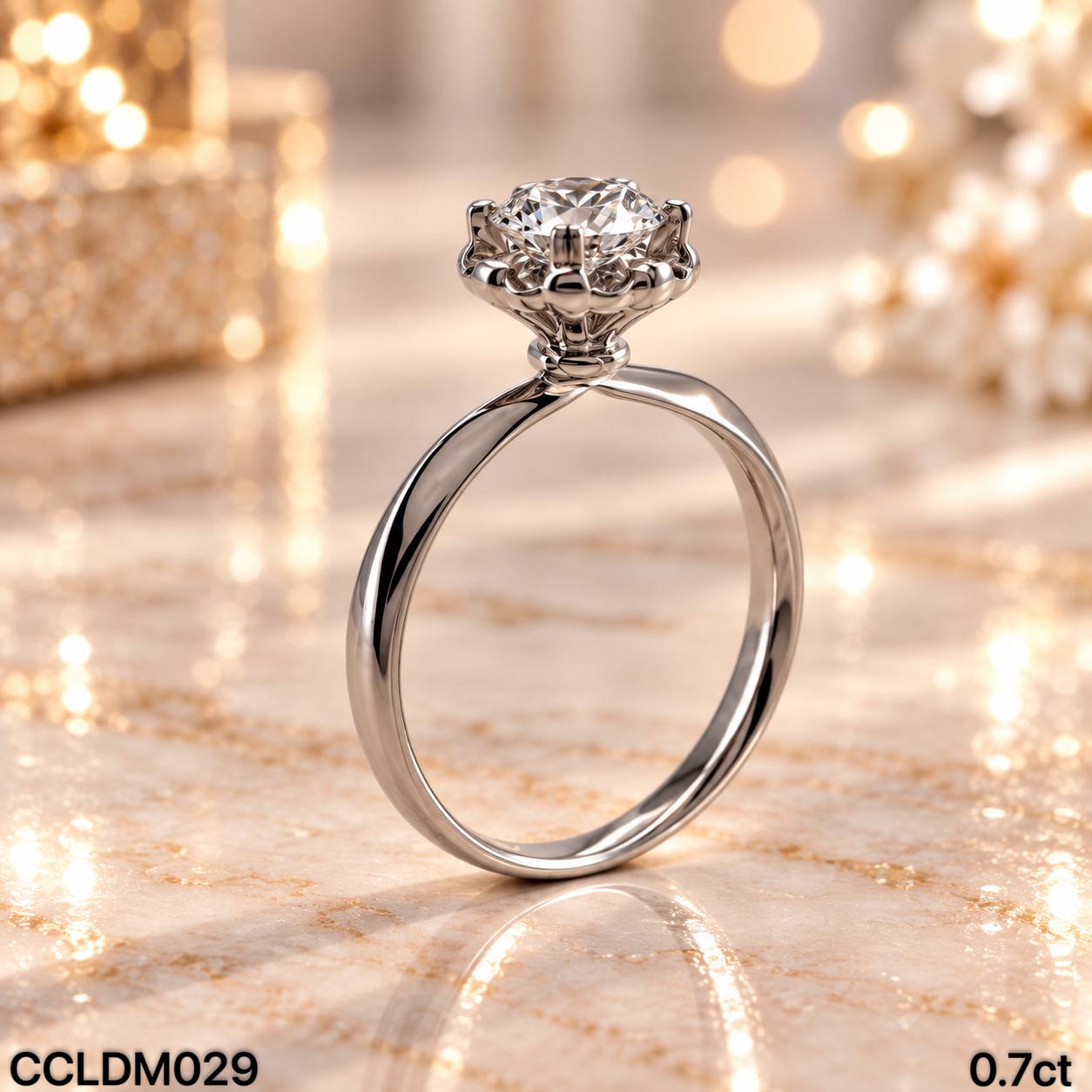 CC LAB GROWN DIAMOND 经典款四爪培育钻戒 thumbnail 12