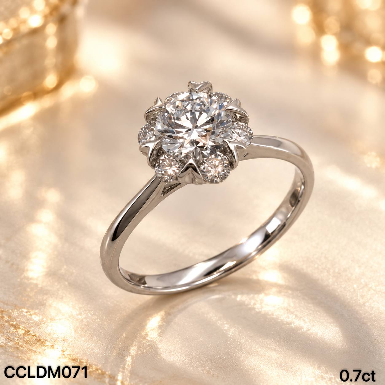 CC LAB GROWN DIAMOND 经典款六爪培育钻戒