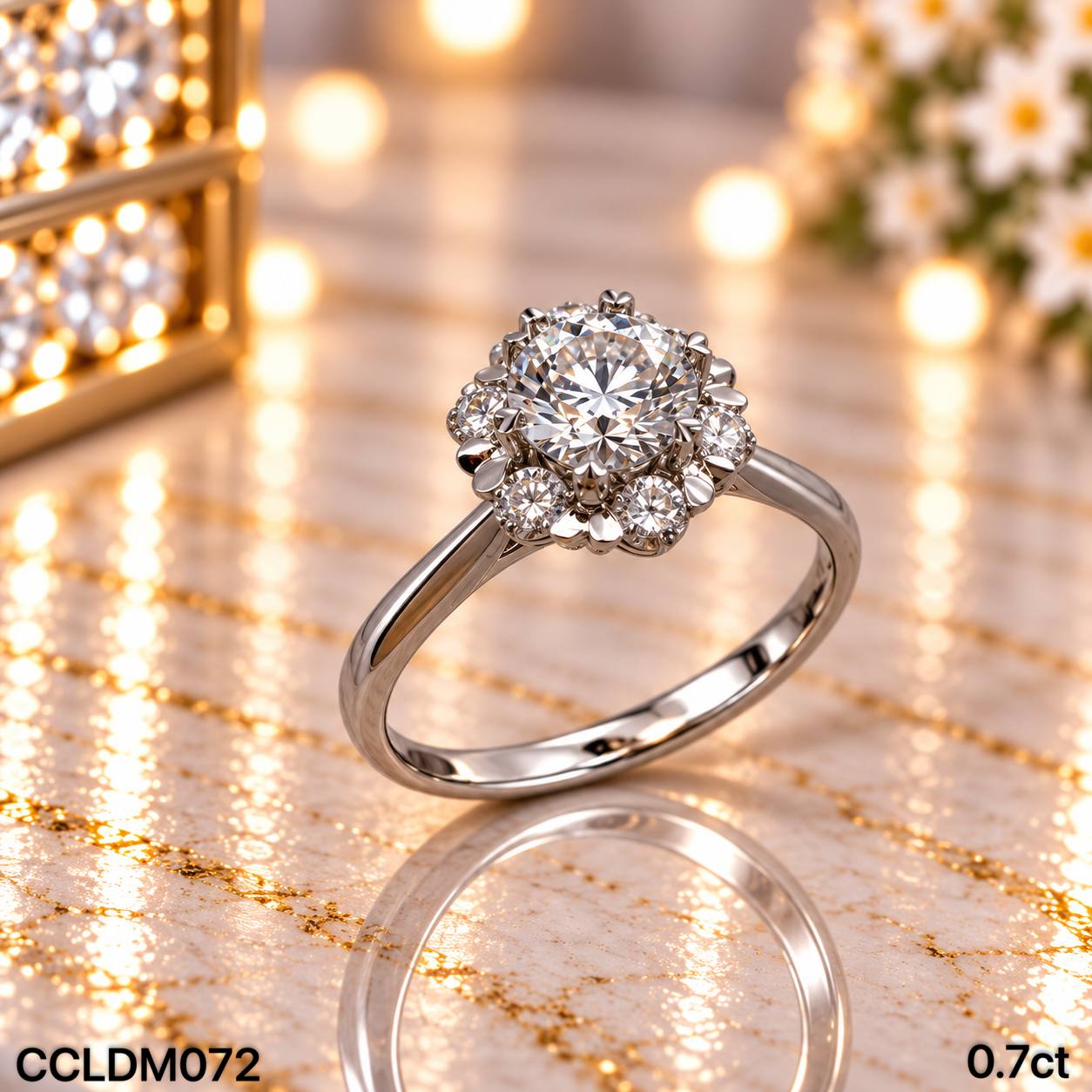 CC LAB GROWN DIAMOND 经典款六爪培育钻戒 thumbnail 9