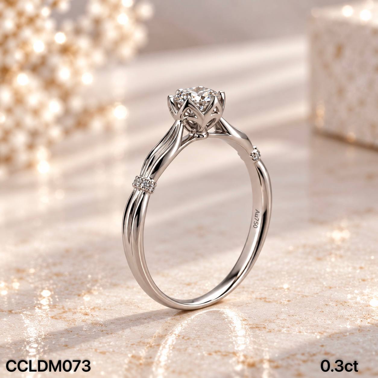 CC LAB GROWN DIAMOND 经典款六爪培育钻戒 thumbnail 5