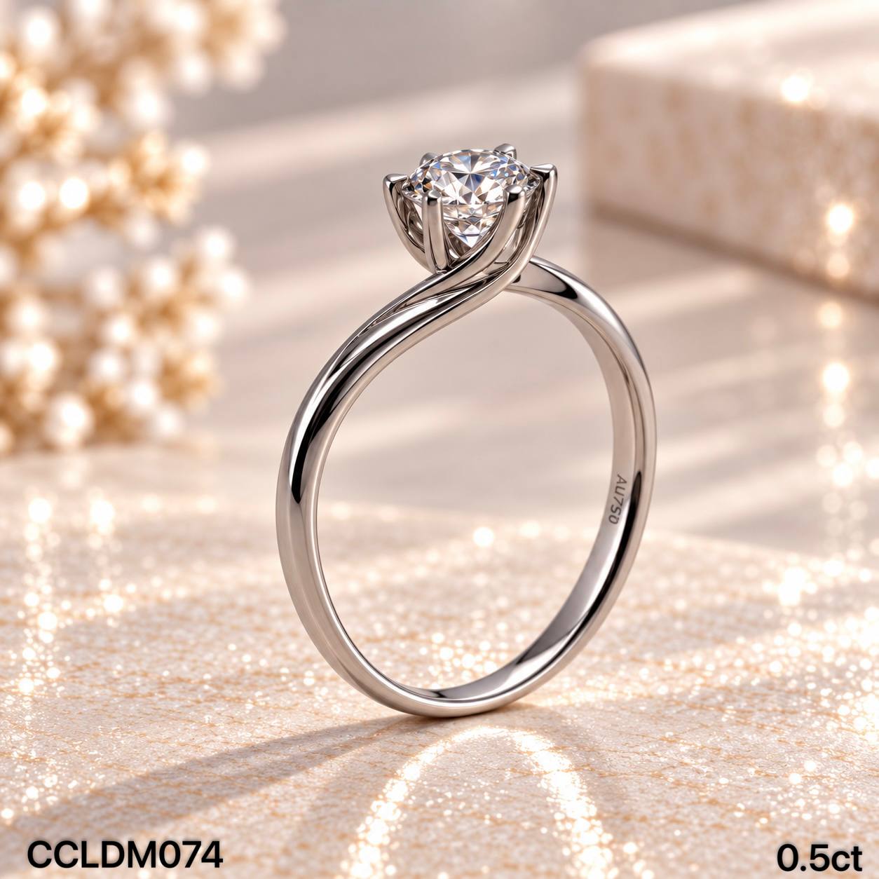 CC LAB GROWN DIAMOND 经典款六爪培育钻戒
