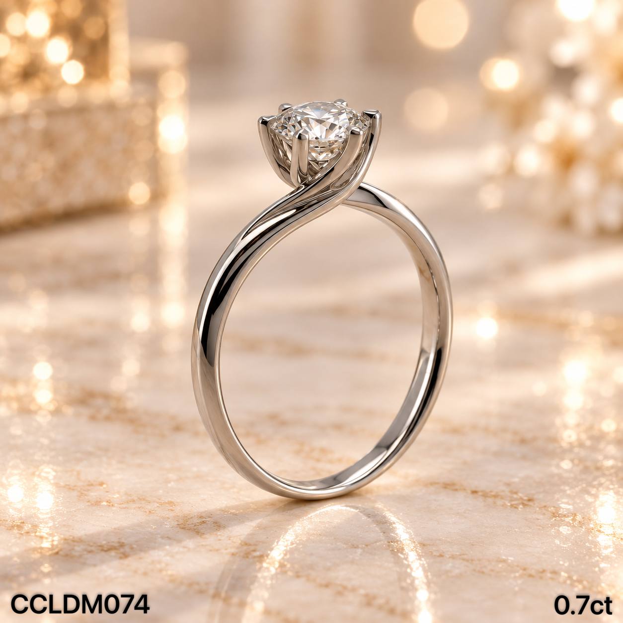 CC LAB GROWN DIAMOND 经典款六爪培育钻戒 thumbnail 11