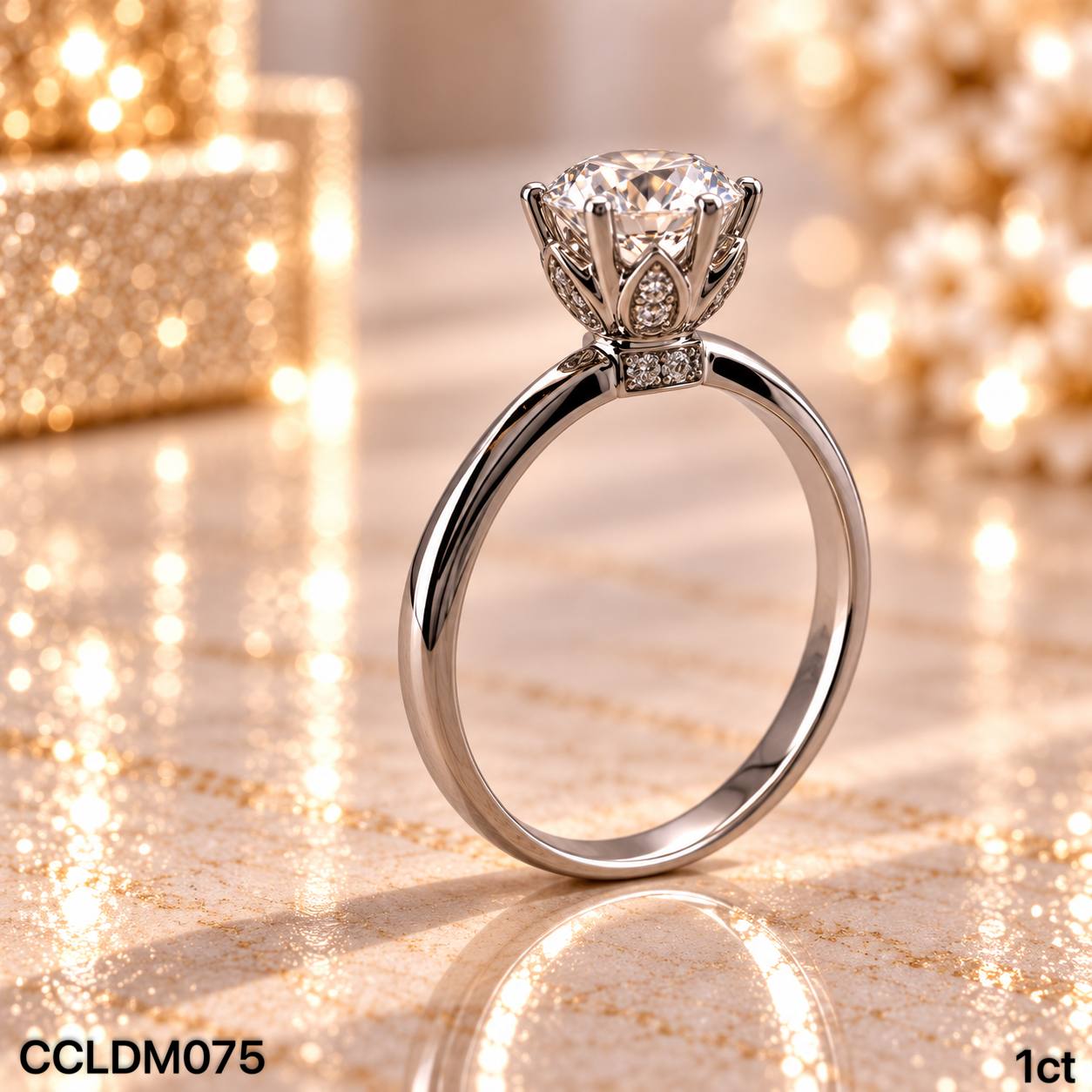 CC LAB GROWN DIAMOND 经典款六爪培育钻戒