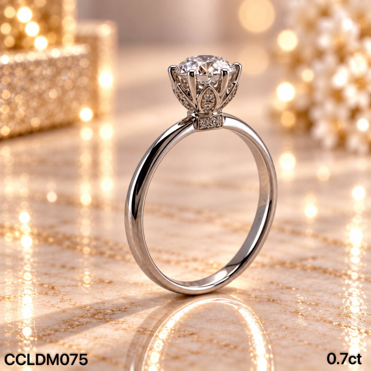 CC LAB GROWN DIAMOND 经典款六爪培育钻戒 thumbnail 13