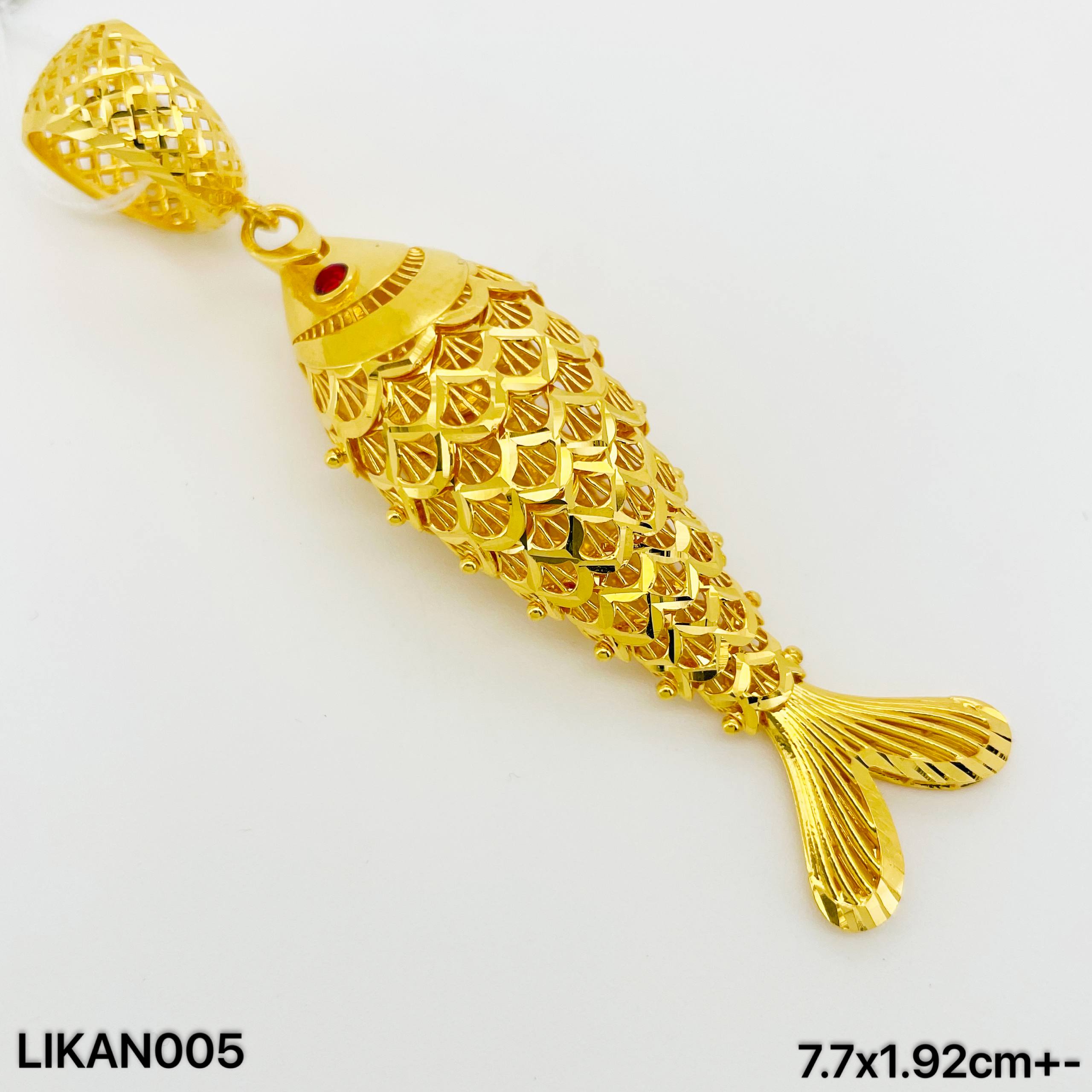 LOKET IKAN 年年有余吊坠