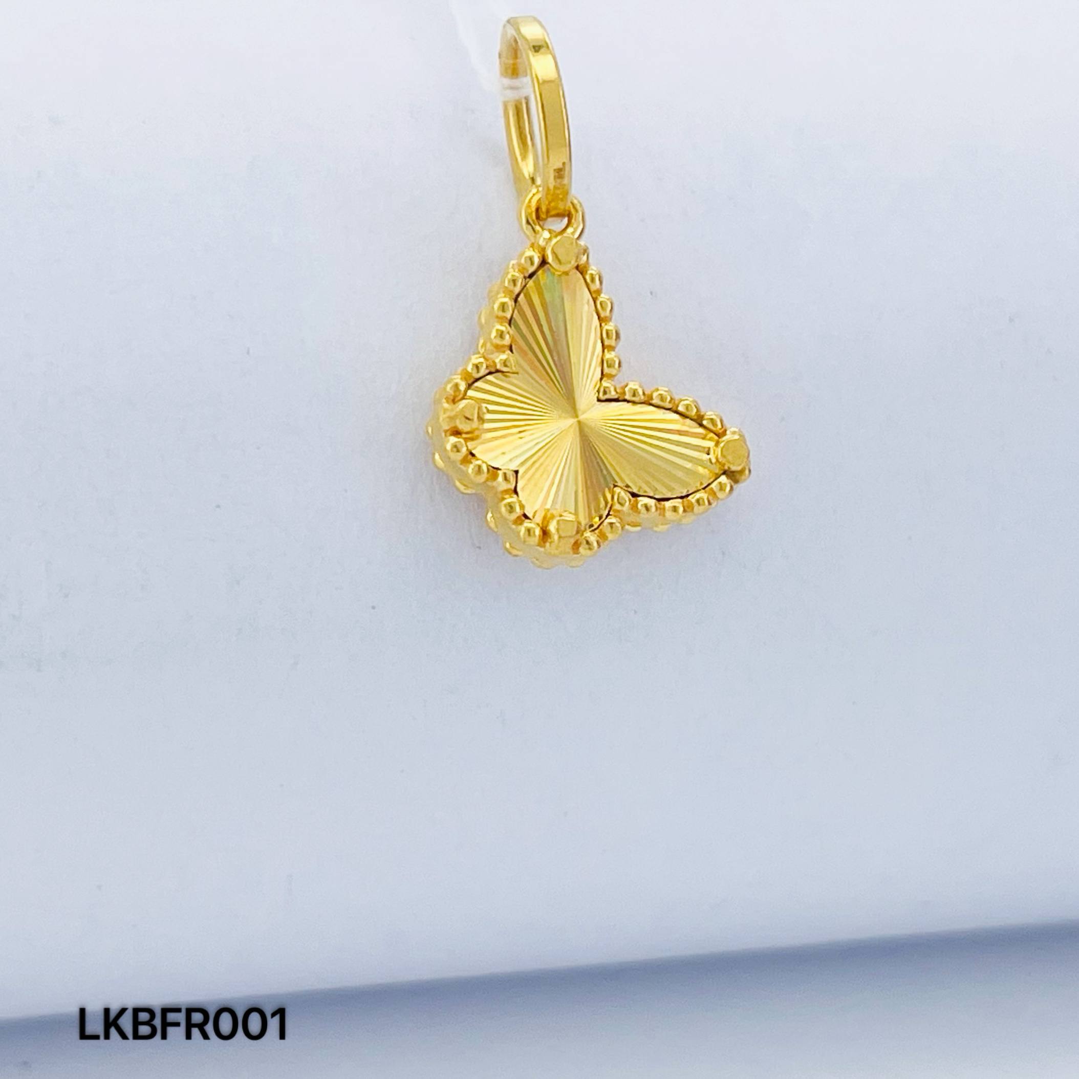 LOKET BUTTERFLY RAINBOW 七彩蝴蝶吊坠