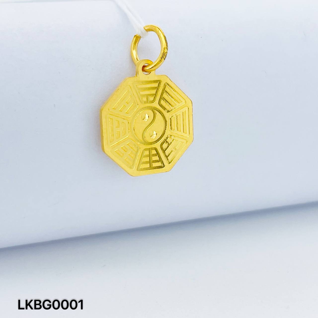 LOKET BAGUA 足金八卦吊坠（出入平安）