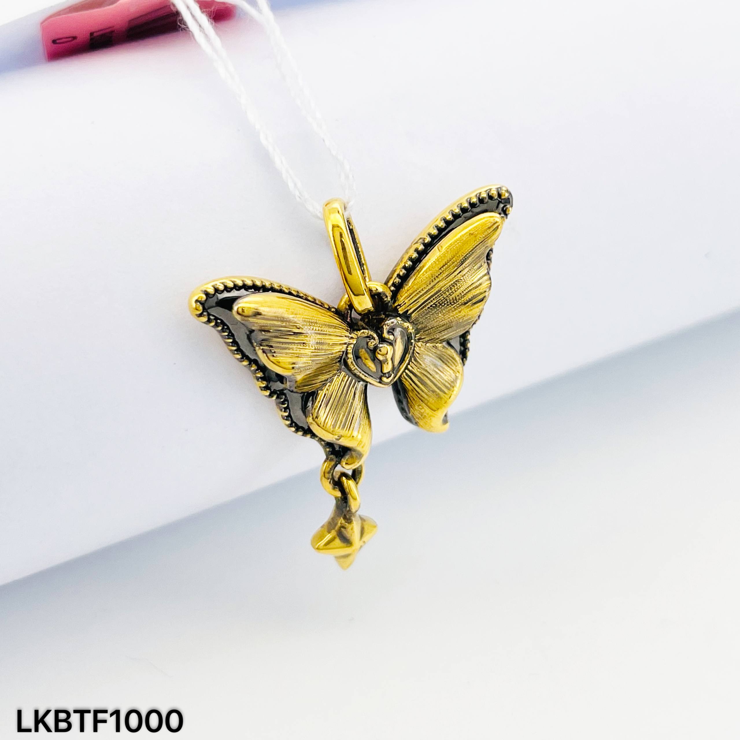 LOKET BUTTERFLY 黑金蝴蝶吊坠
