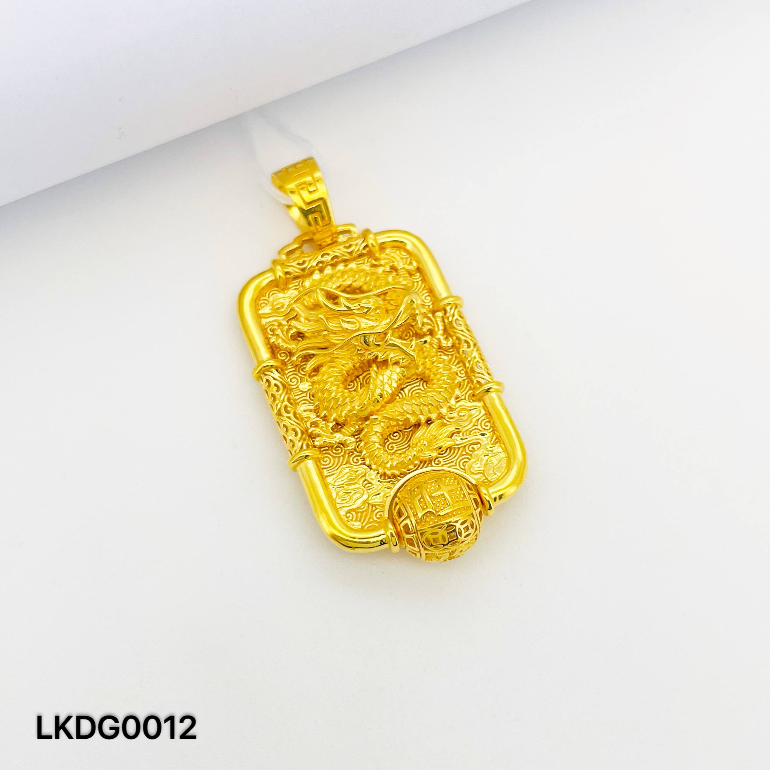 LOKET DRAGON 兴旺发龙牌吊坠