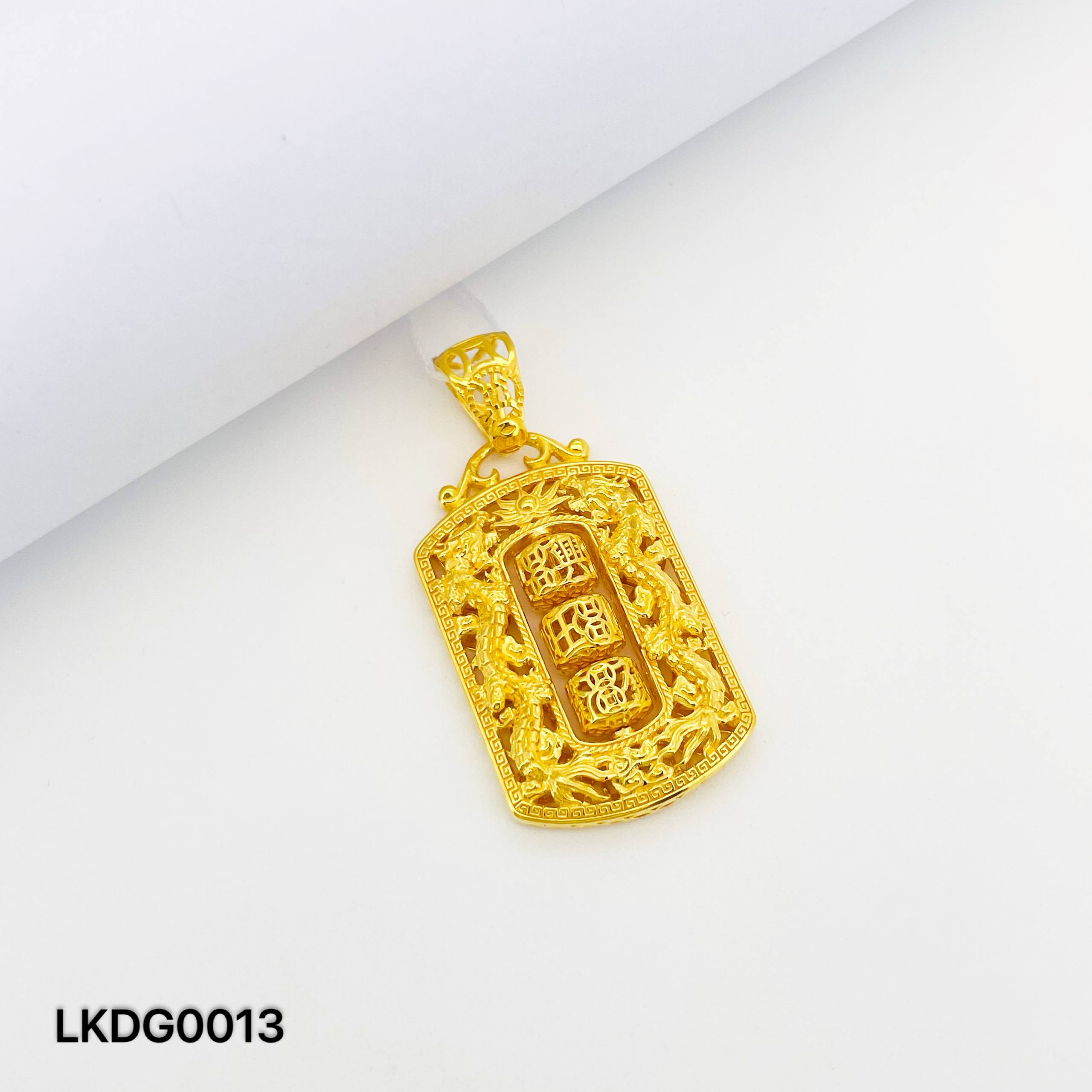 LOKET DRAGON 兴旺发龙牌吊坠