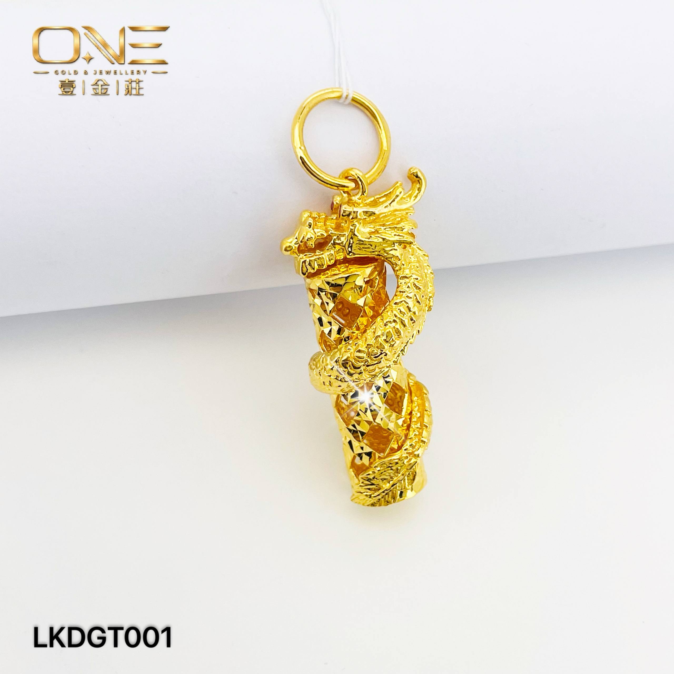 LOKET DRAGON TUBE 龙柱吊坠