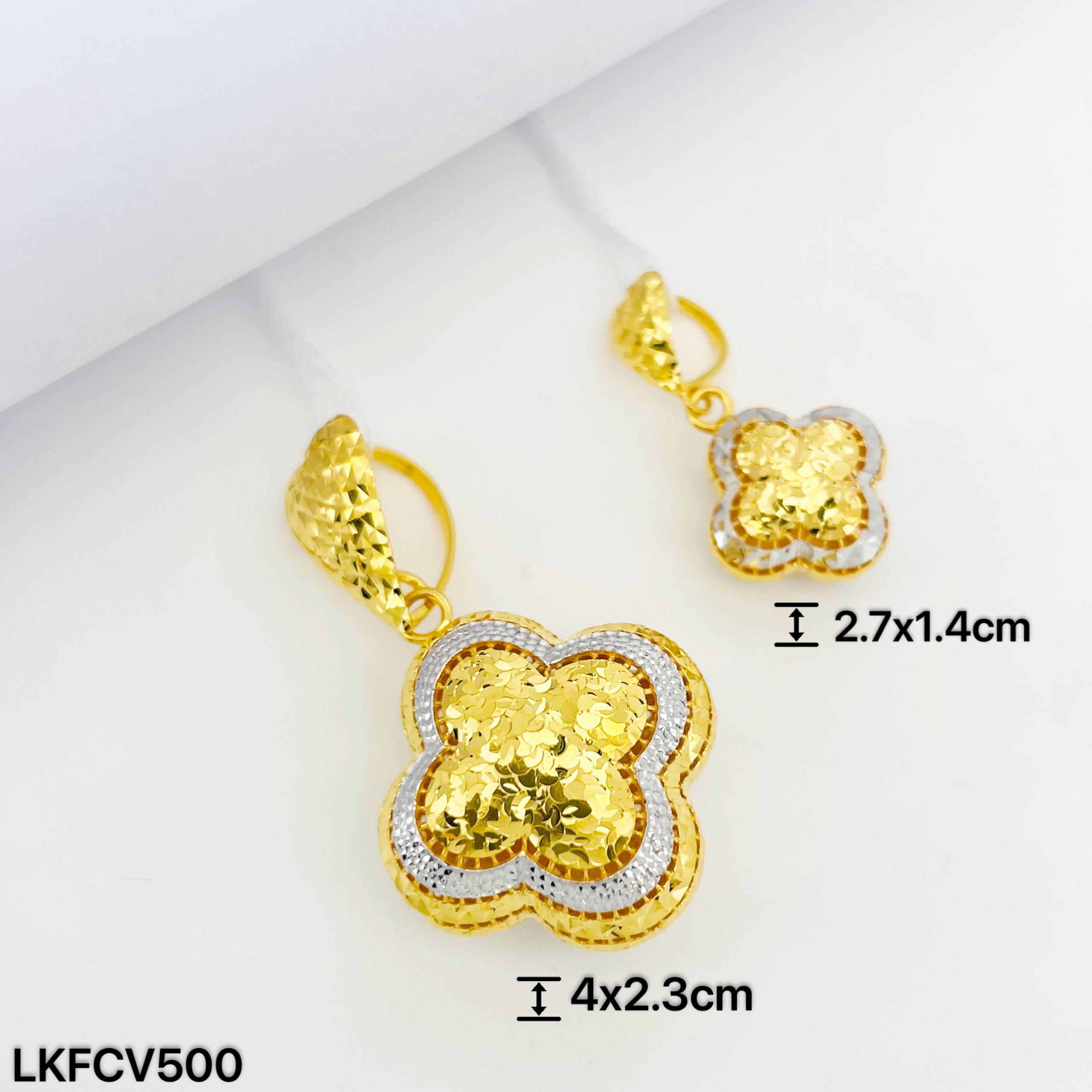 LOKET FESYEN CLOVER 2C 四叶草吊坠