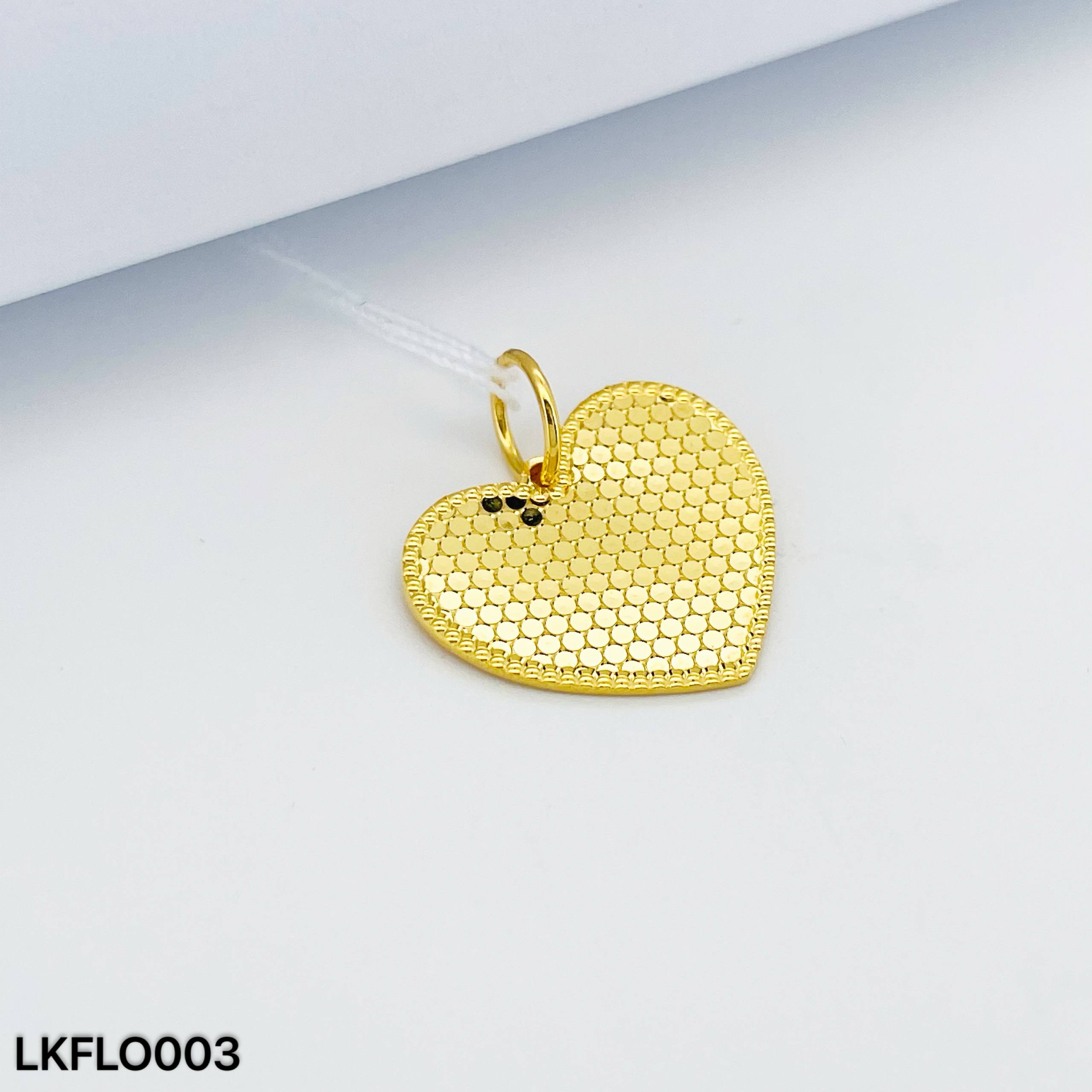 LOKET FESYEN LOVE 蜂巢爱心吊坠