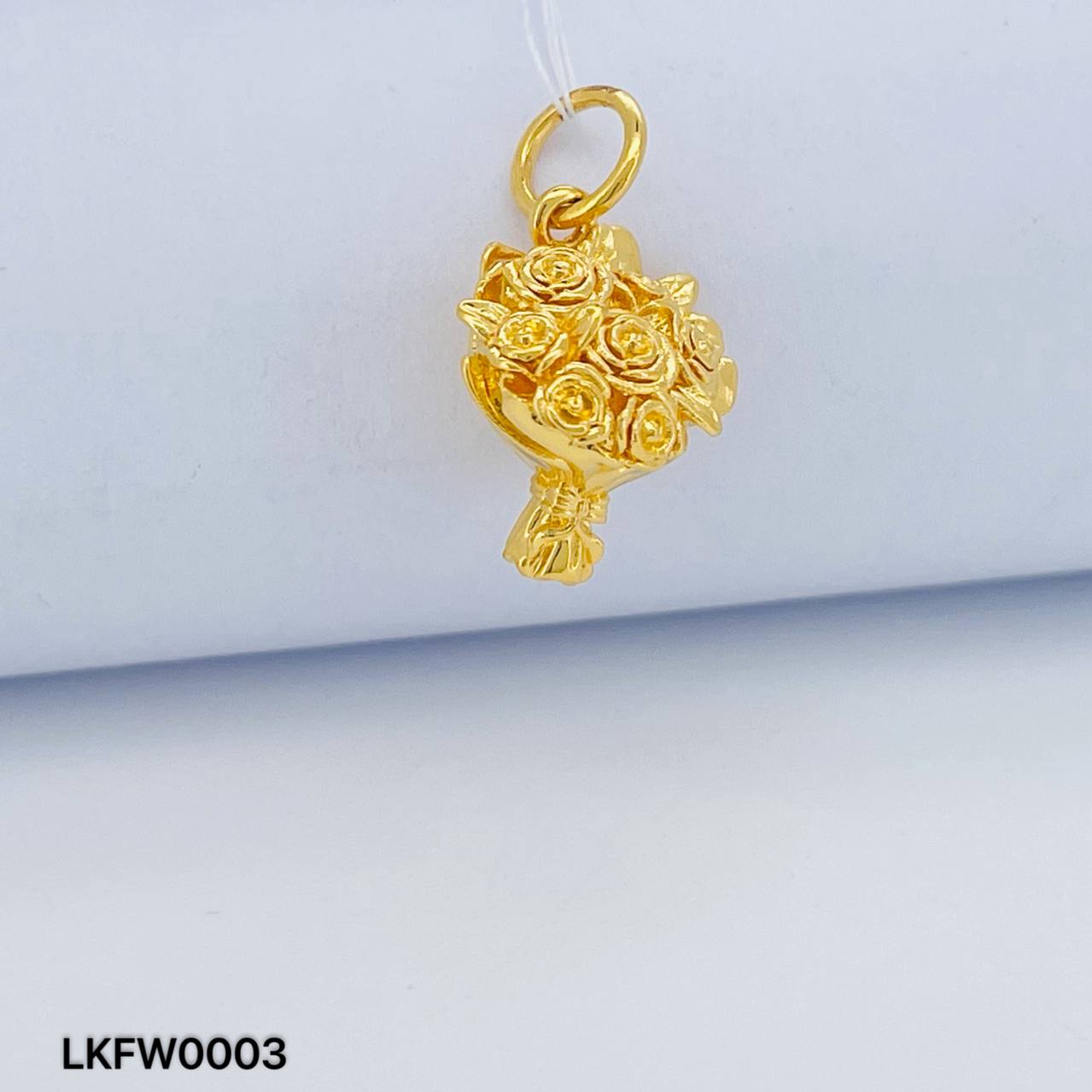 LOKET FLOWER 硬金花束吊坠