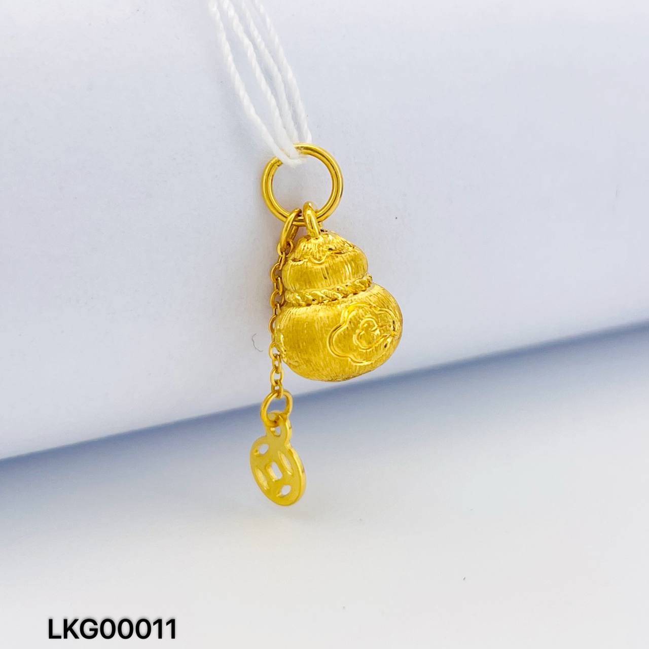 LOKET GOURD 999拉丝葫芦吊坠