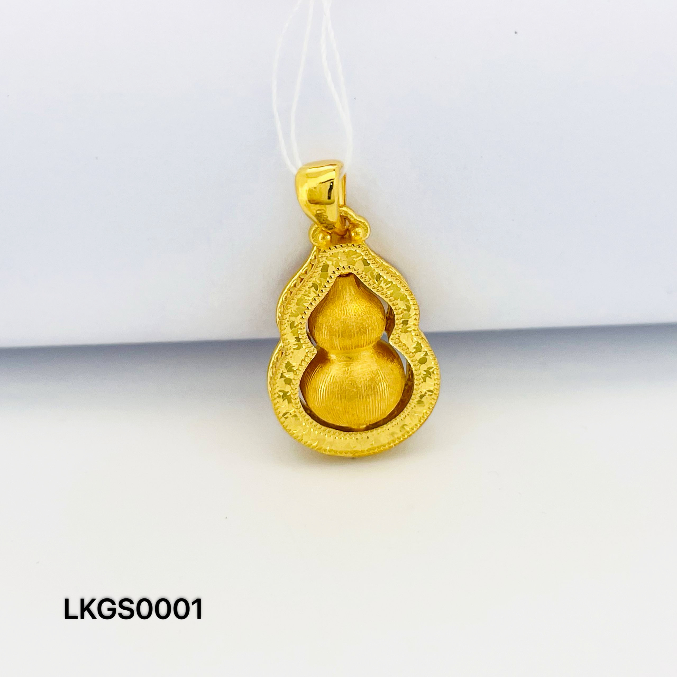 LOKET GOURD (SPIN) 旋转拉丝葫芦吊坠