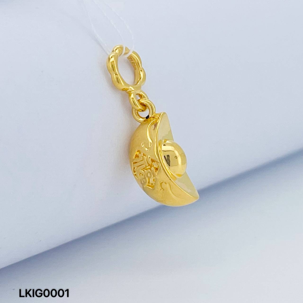 LOKET INGOT 硬金元宝吊坠