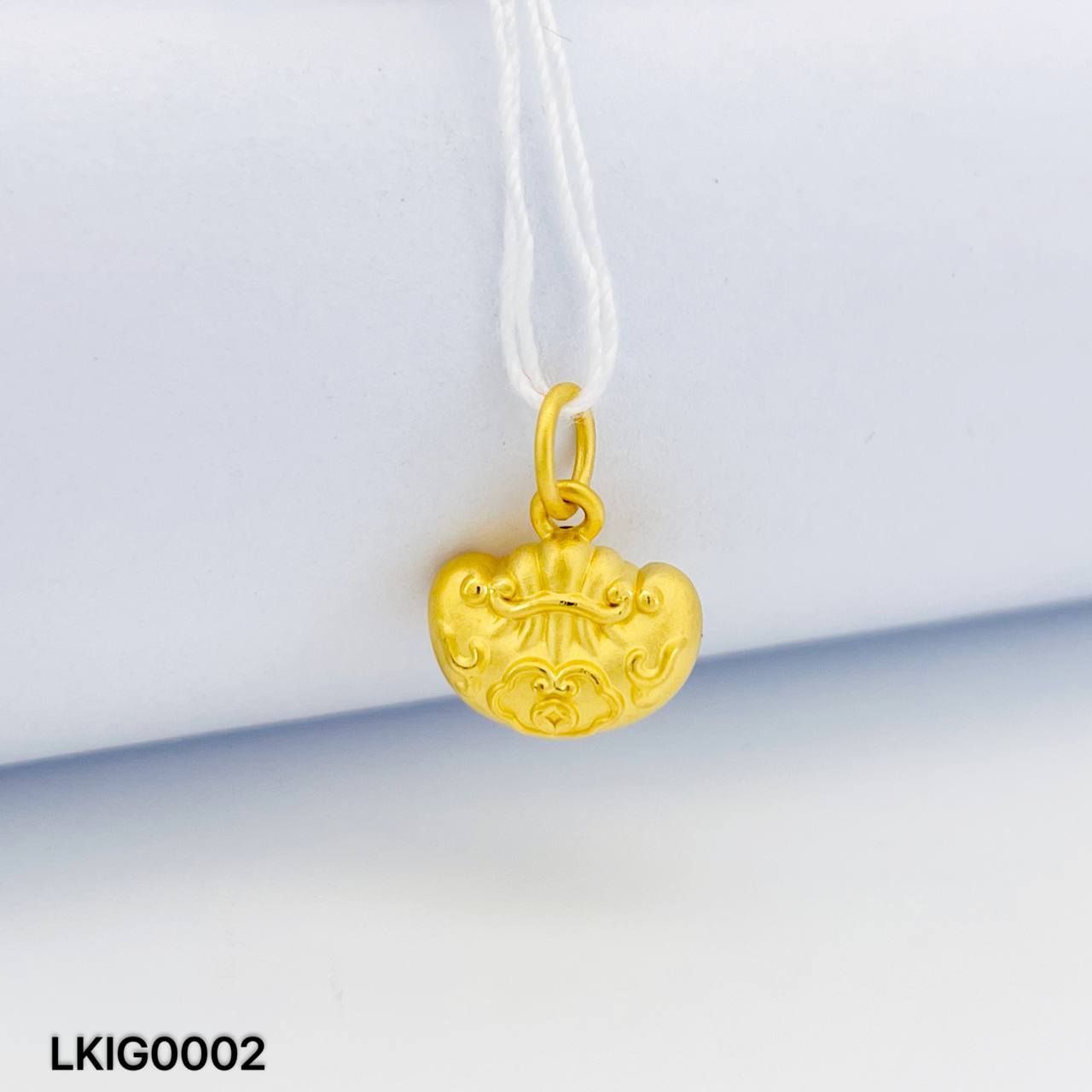LOKET INGOT 足金元宝吊坠