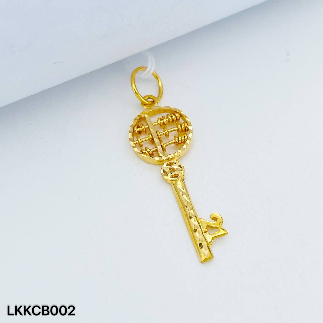 LOKET KUNCI SEMPOA BULAT 圆形算盘钥匙吊坠