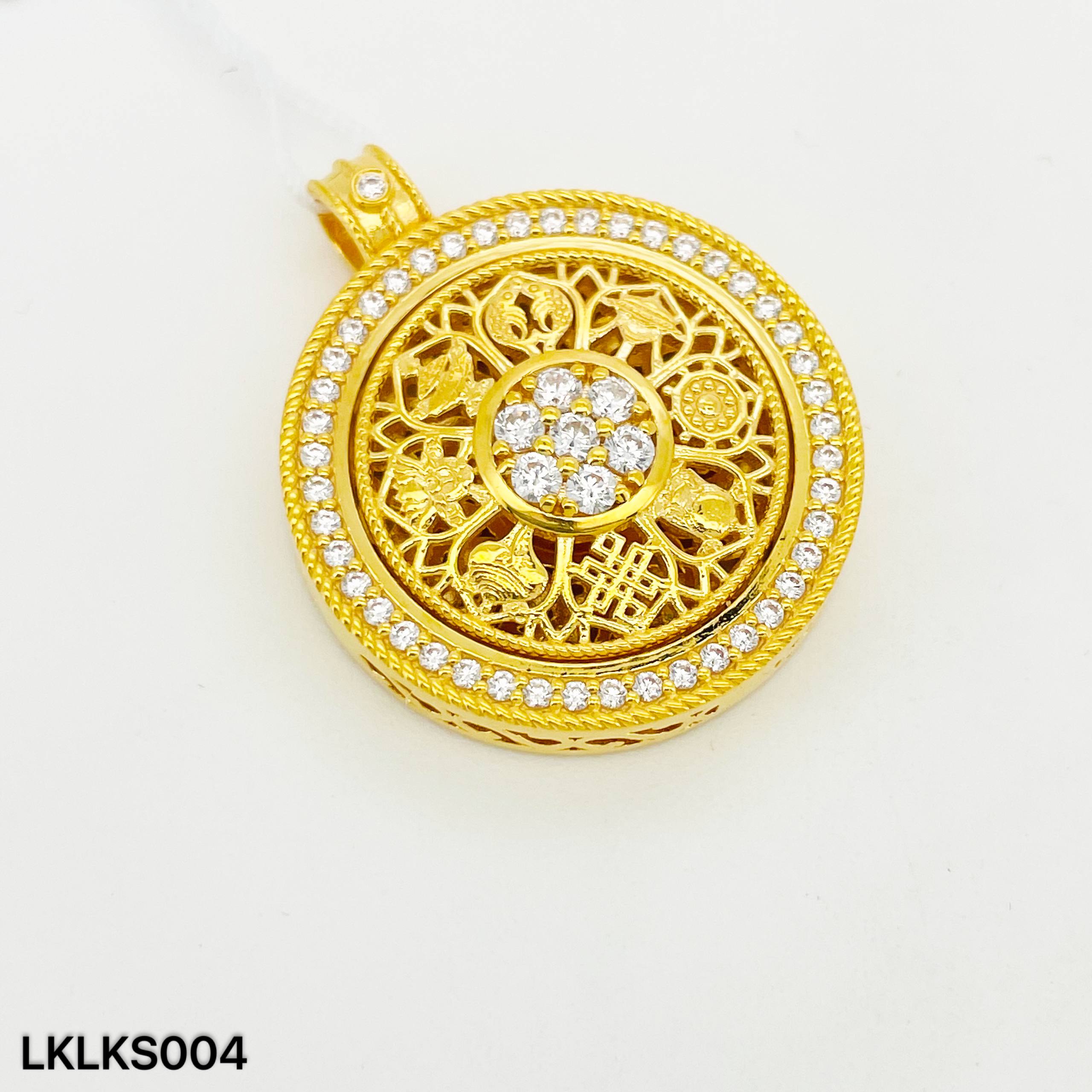 LOKET LUCKY BATU (SPIN) 旋转八宝罗盘吊坠