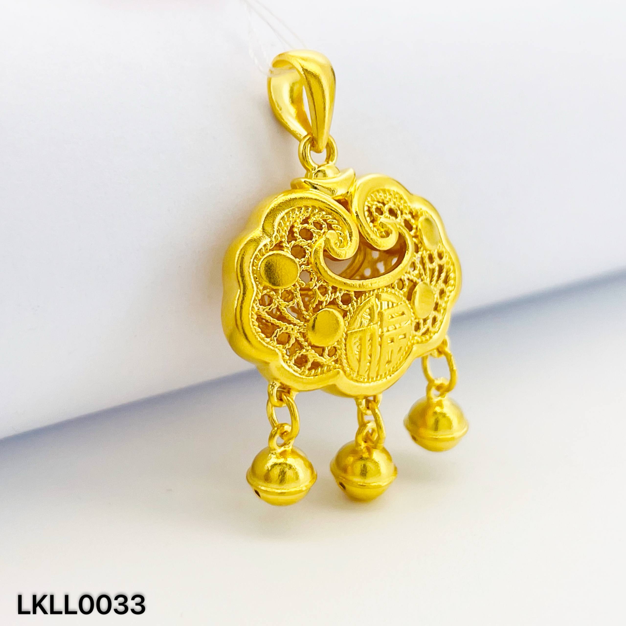 LOKET LONG LIFE 999平安锁吊坠