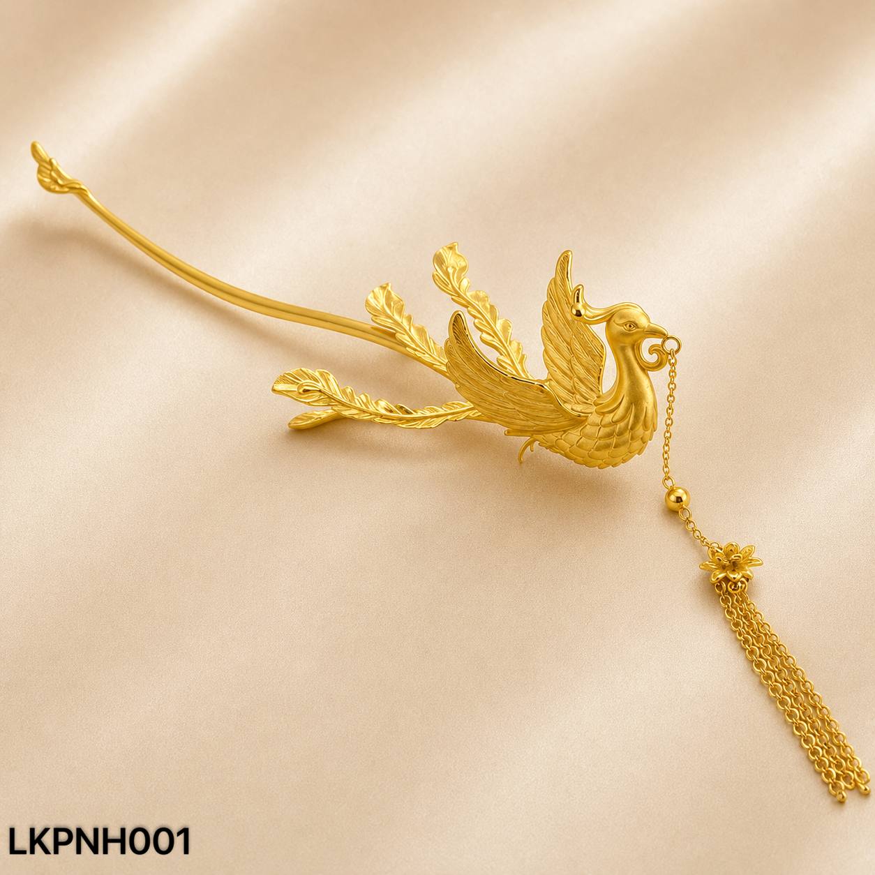 LOKET PHOENIX HAIRPIN 足金凤钗(头饰四点金）