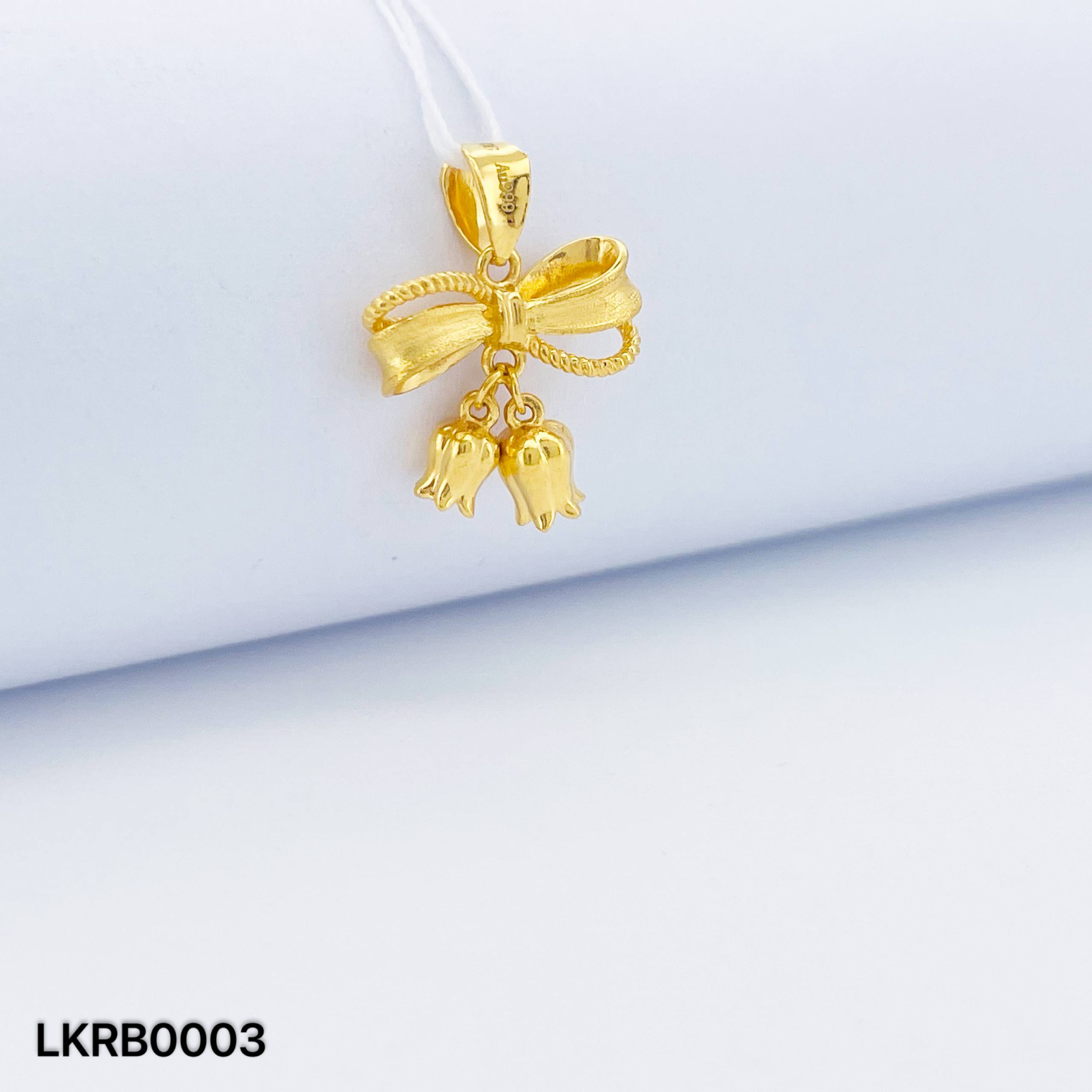 CHARM RIBBON 999蝴蝶结吊坠