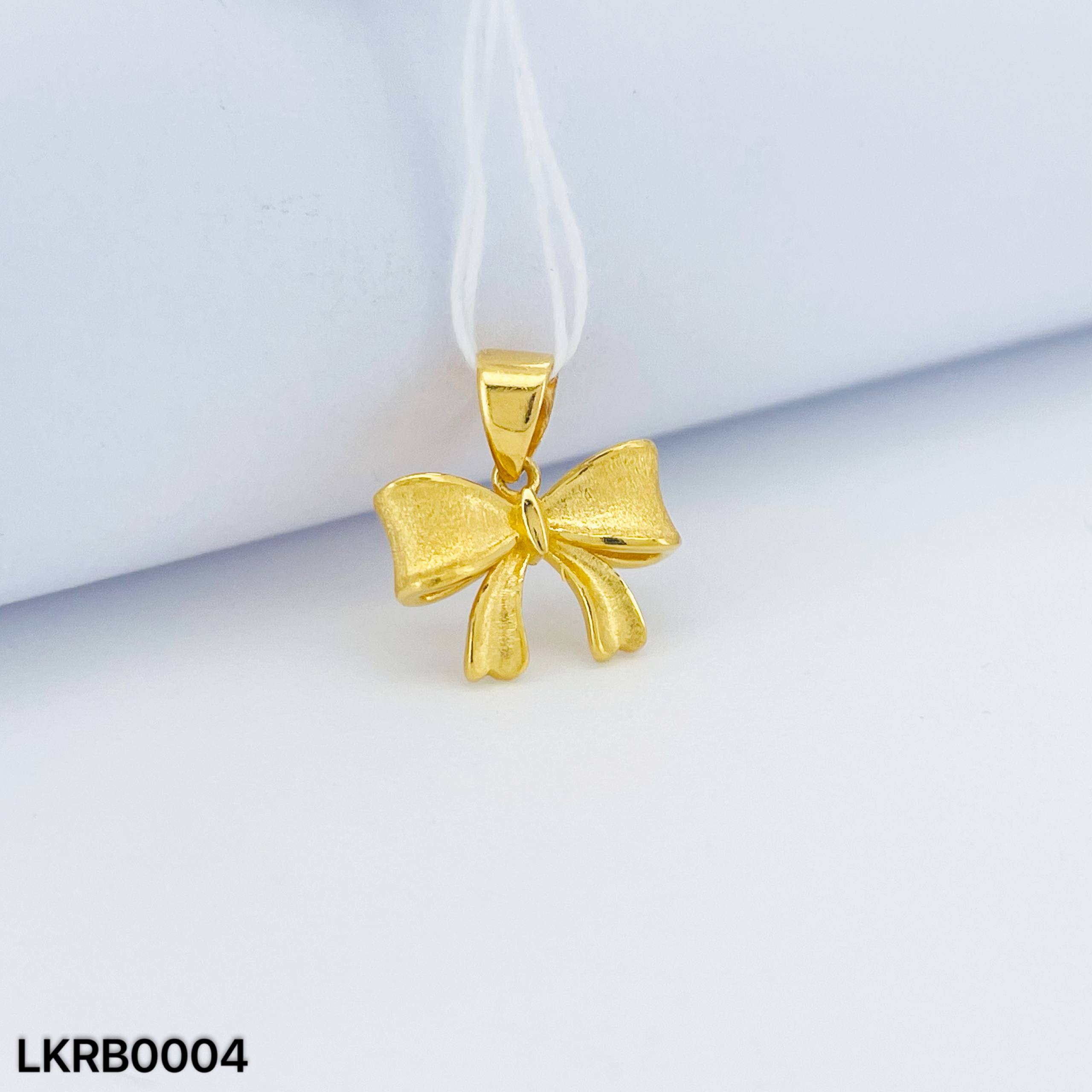 CHARM RIBBON 999蝴蝶结吊坠